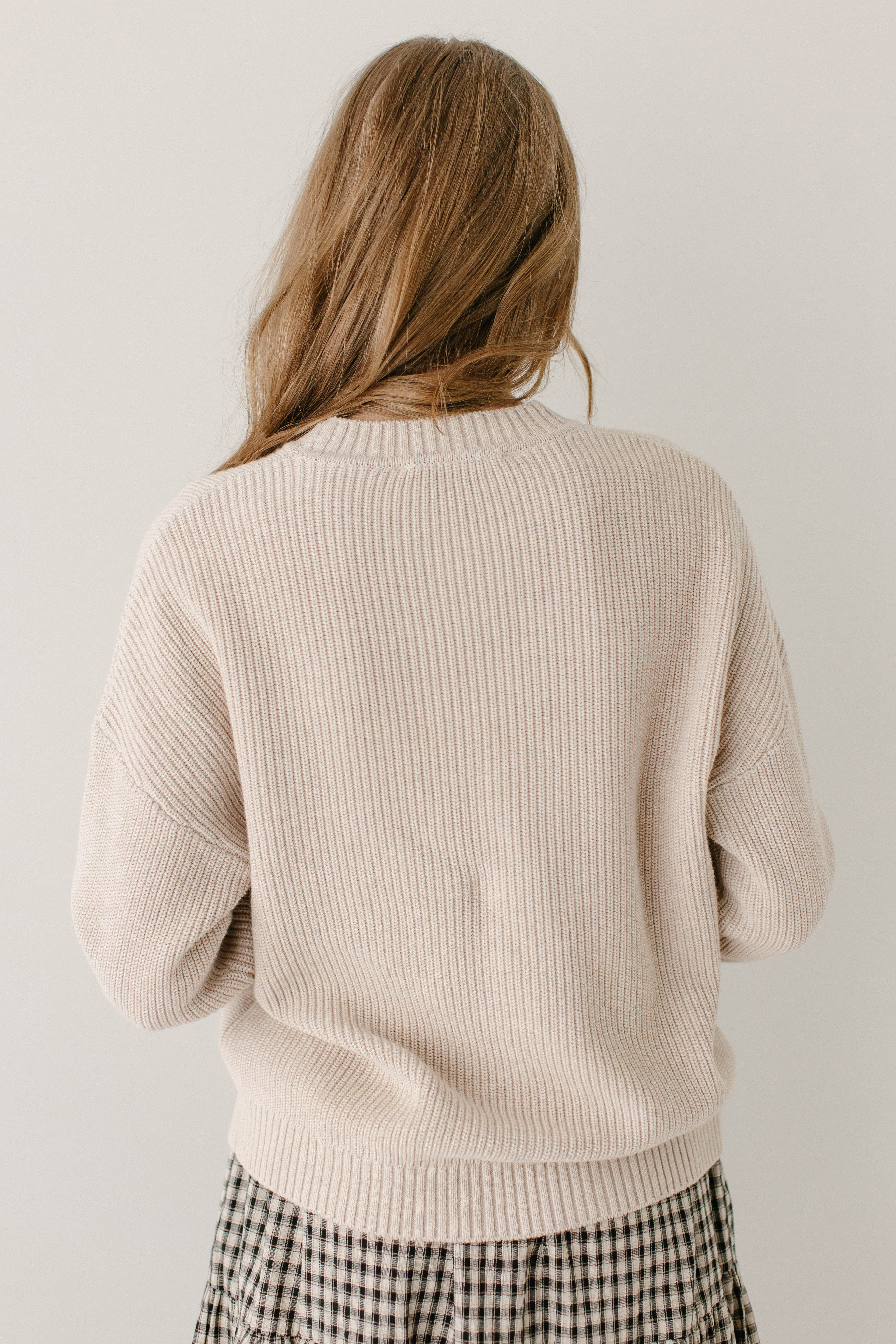Hemingway Cotton Drop Sleeve Sweater FINAL SALE - Image 8
