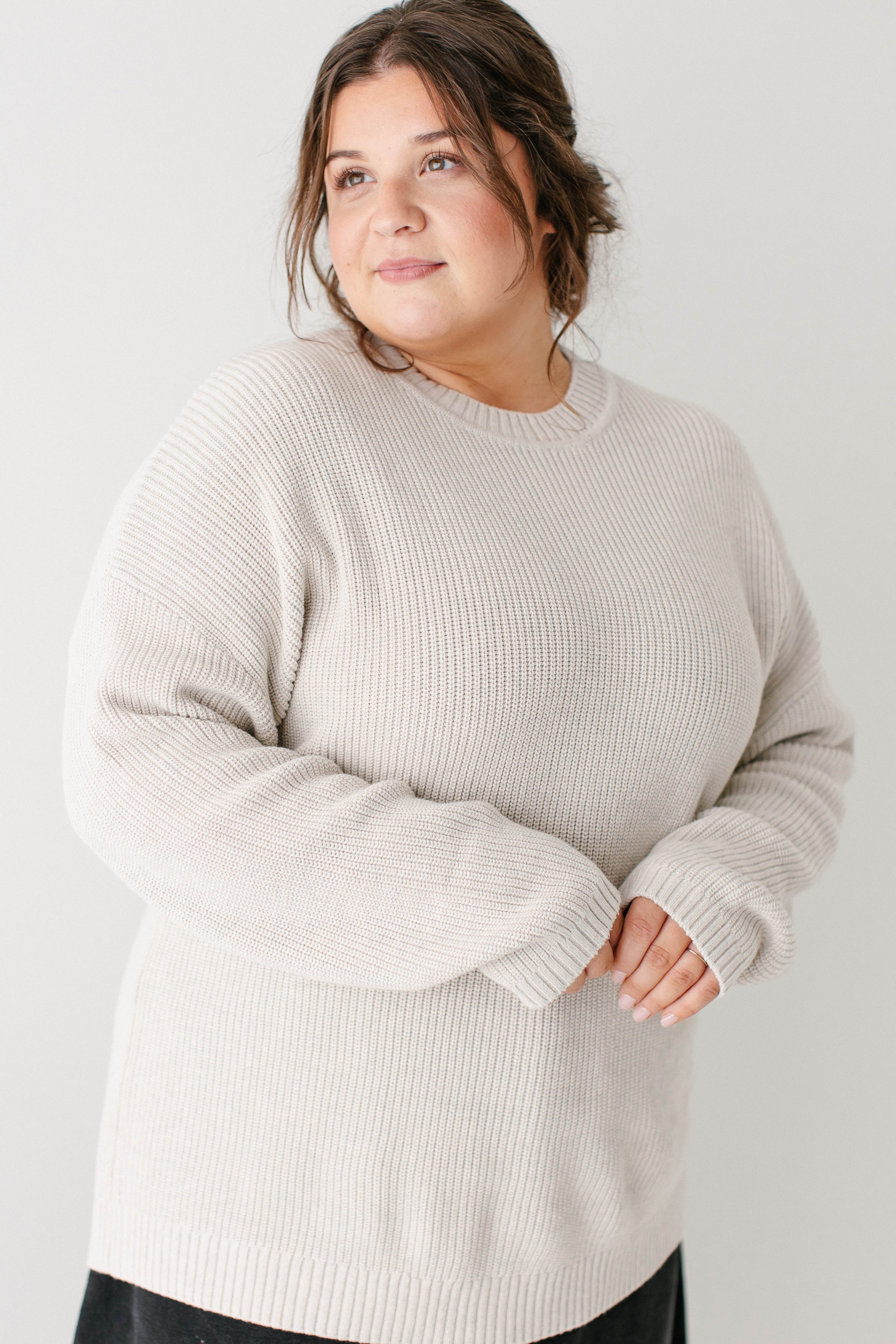 Hemingway Cotton Drop Sleeve Sweater FINAL SALE - Image 9