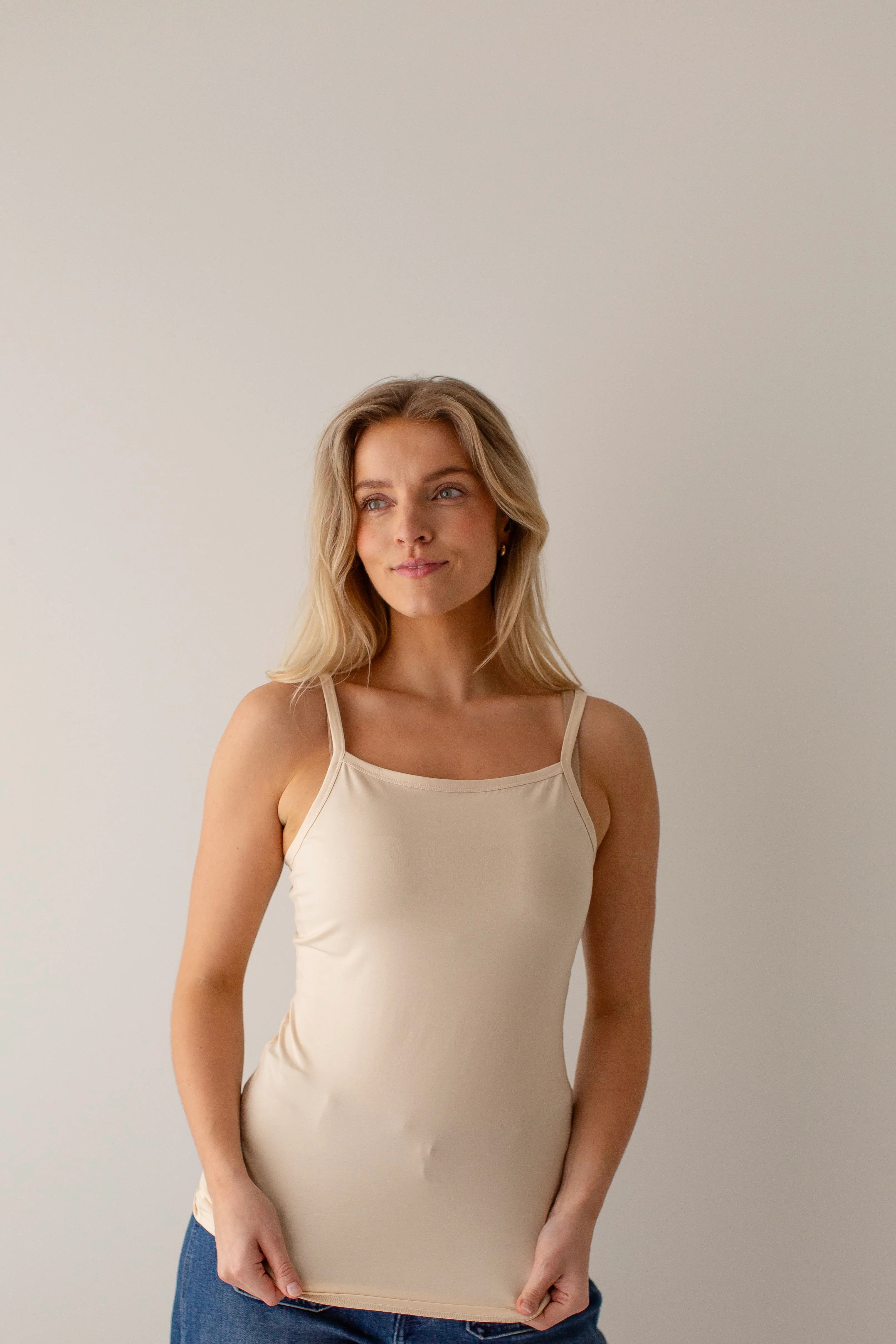 High Neckline Adjustable Layering Cami - Image 11