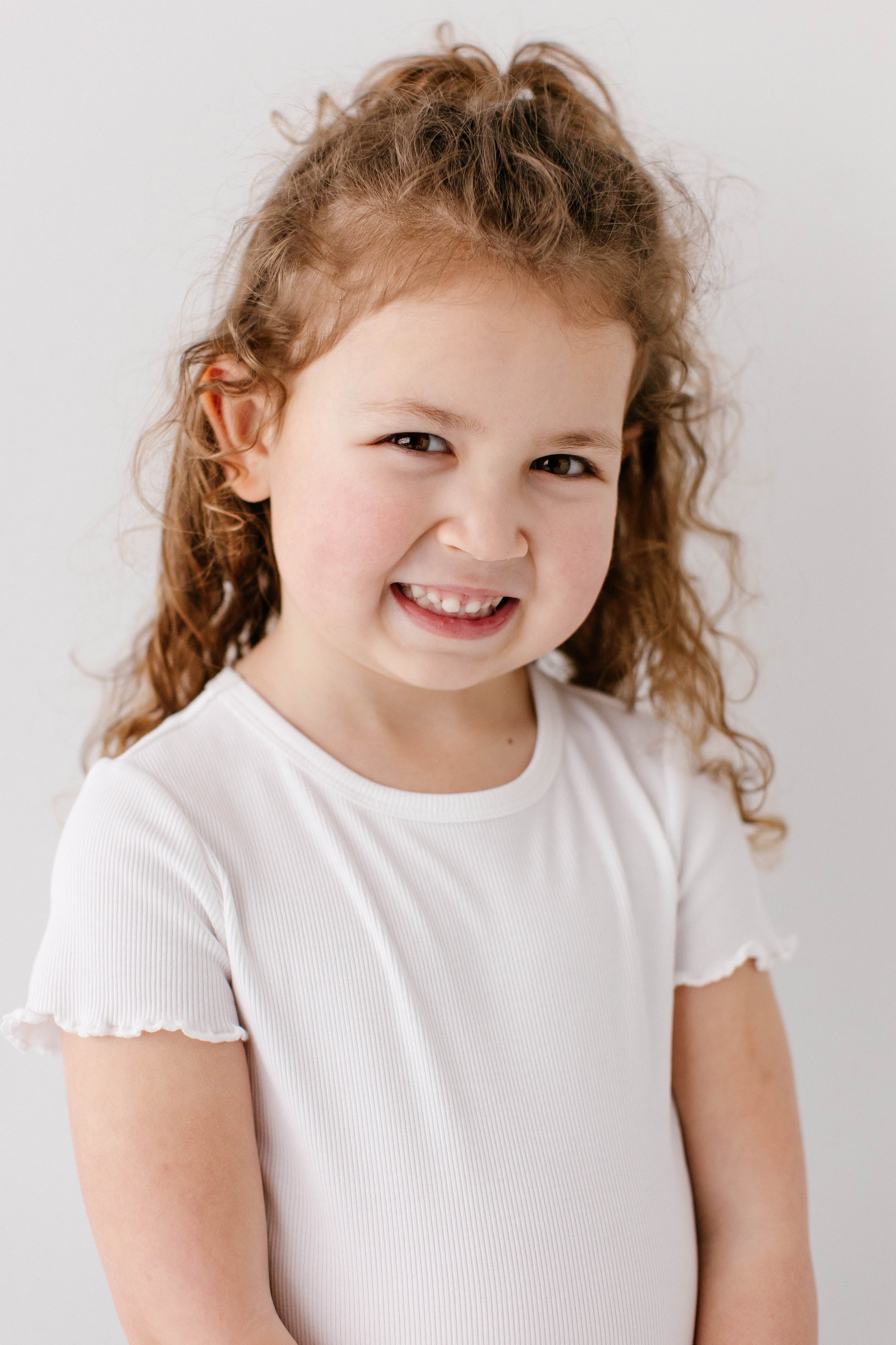 Hillary Girl Lettuce Hem Ribbed Top - Image 8