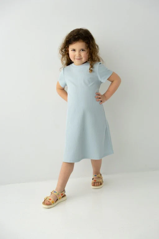 Hope Girl Ribbed T-Shirt Dress