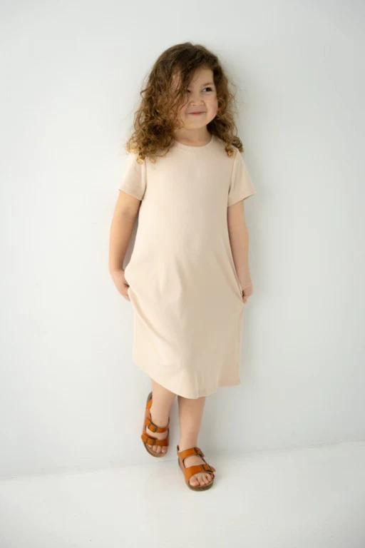 Hope Girl Ribbed T-Shirt Dress - Image 5