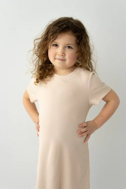 Hope Girl Ribbed T-Shirt Dress - Image 8