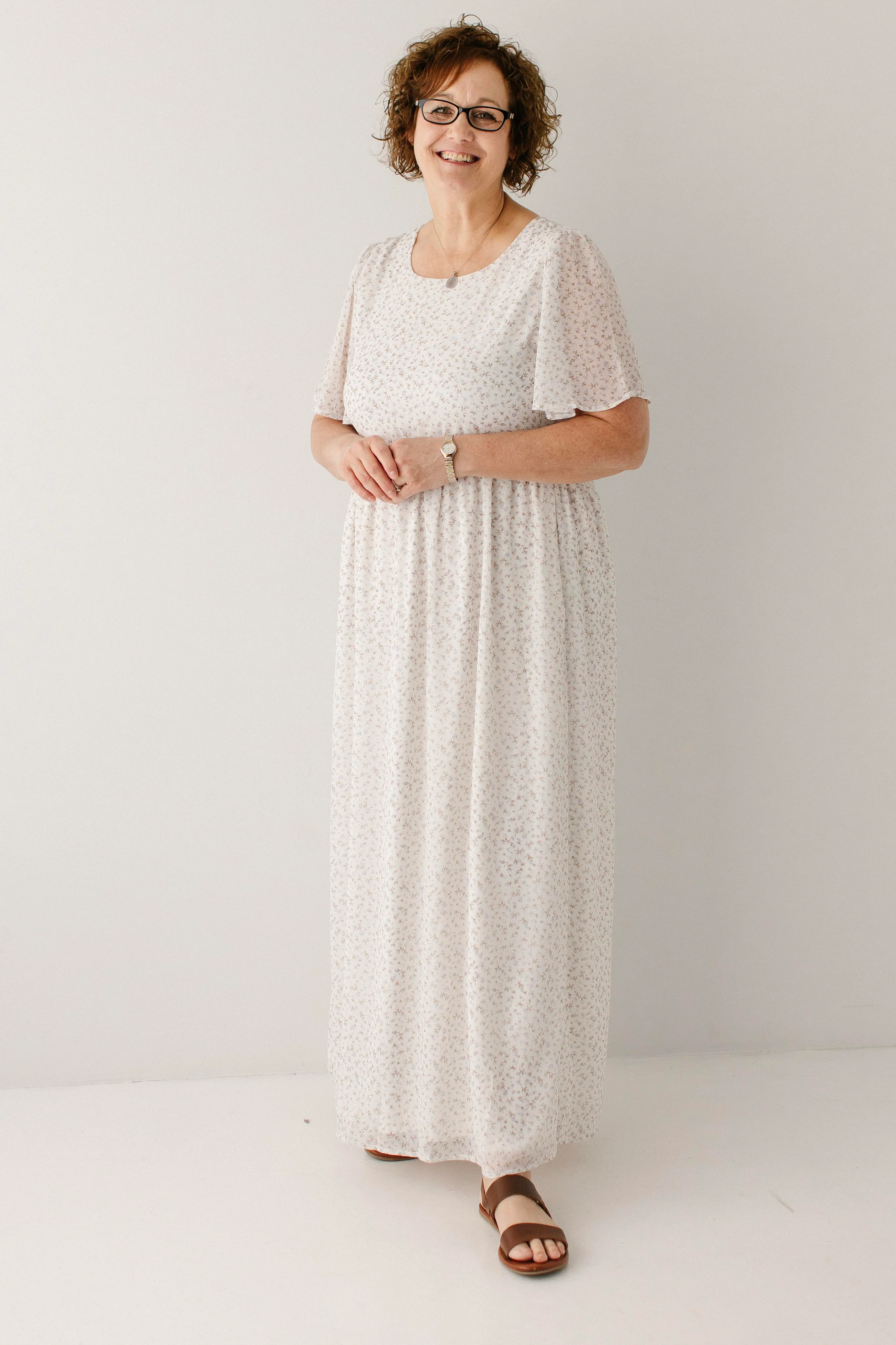 Ivonne Ditsy Floral Maxi Dress