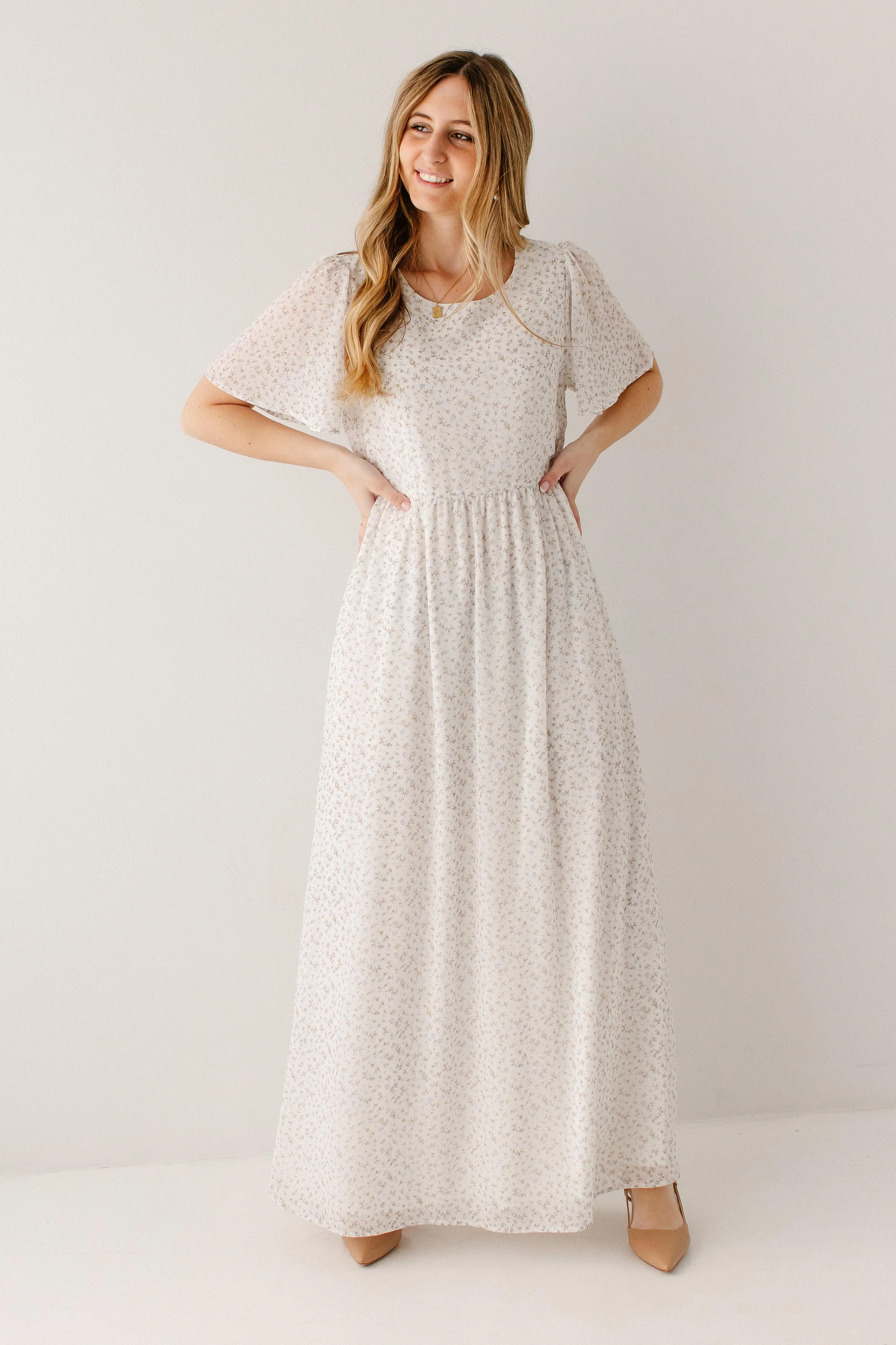 Ivonne Ditsy Floral Maxi Dress - Image 4