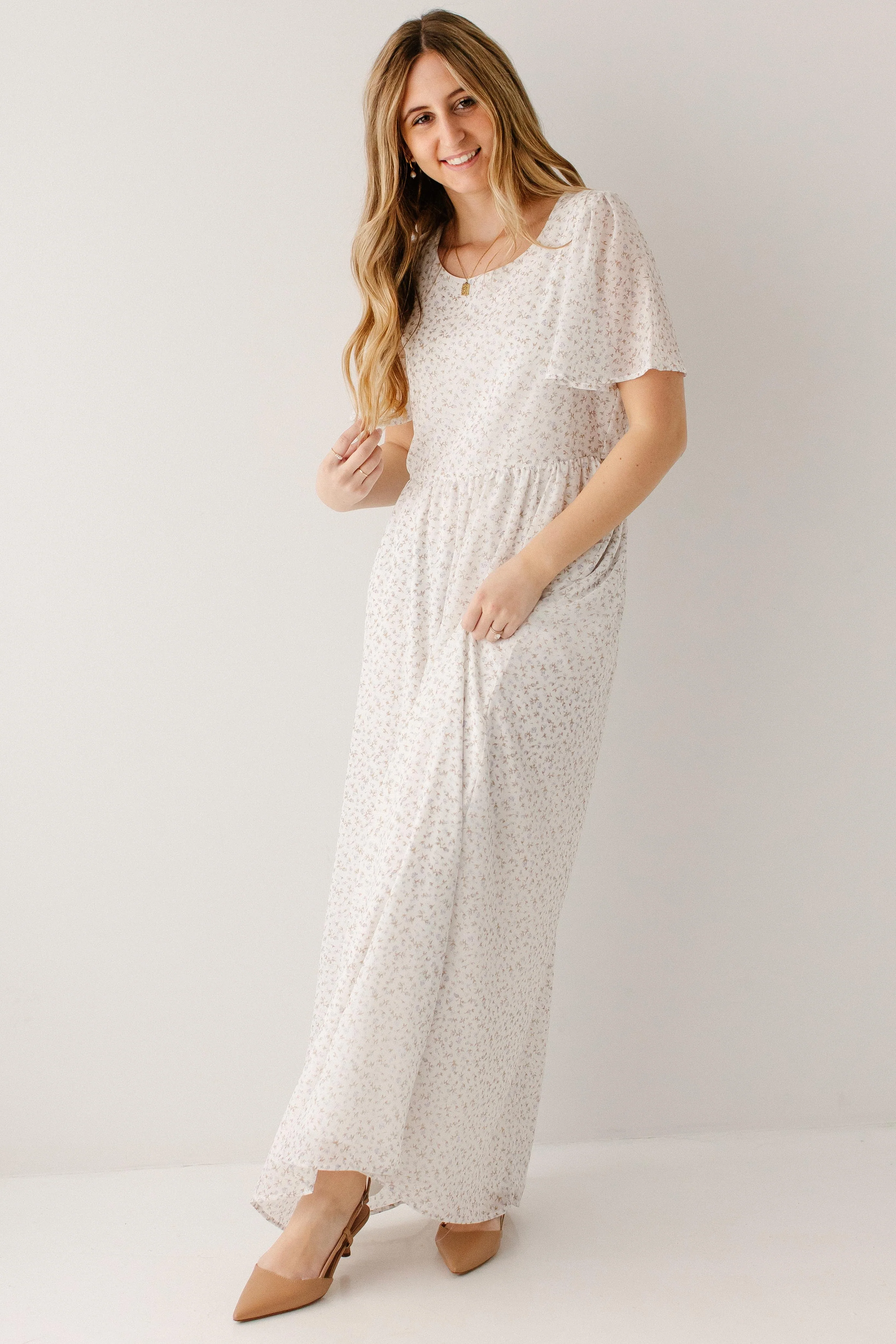 Ivonne Ditsy Floral Maxi Dress - Image 9