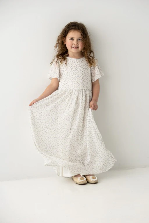 Ivonne Girl Ditsy Floral Maxi Dress