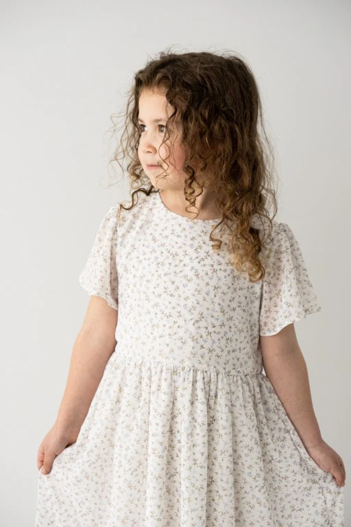 Ivonne Girl Ditsy Floral Maxi Dress - Image 2