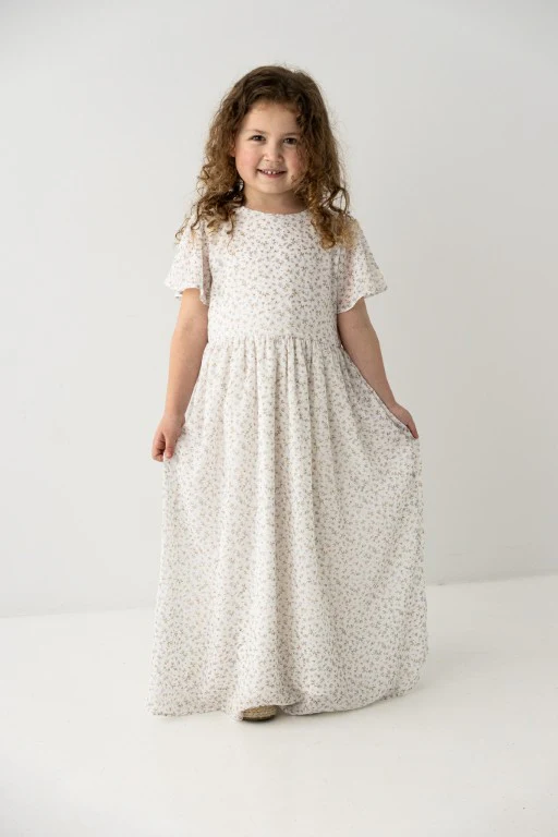 Ivonne Girl Ditsy Floral Maxi Dress - Image 5