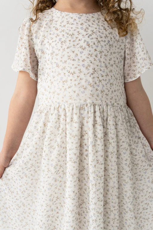 Ivonne Girl Ditsy Floral Maxi Dress - Image 6