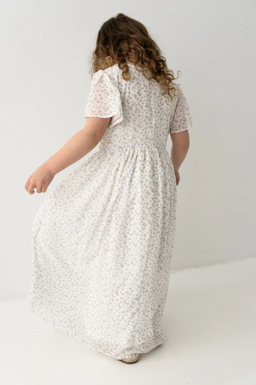 Ivonne Girl Ditsy Floral Maxi Dress - Image 7
