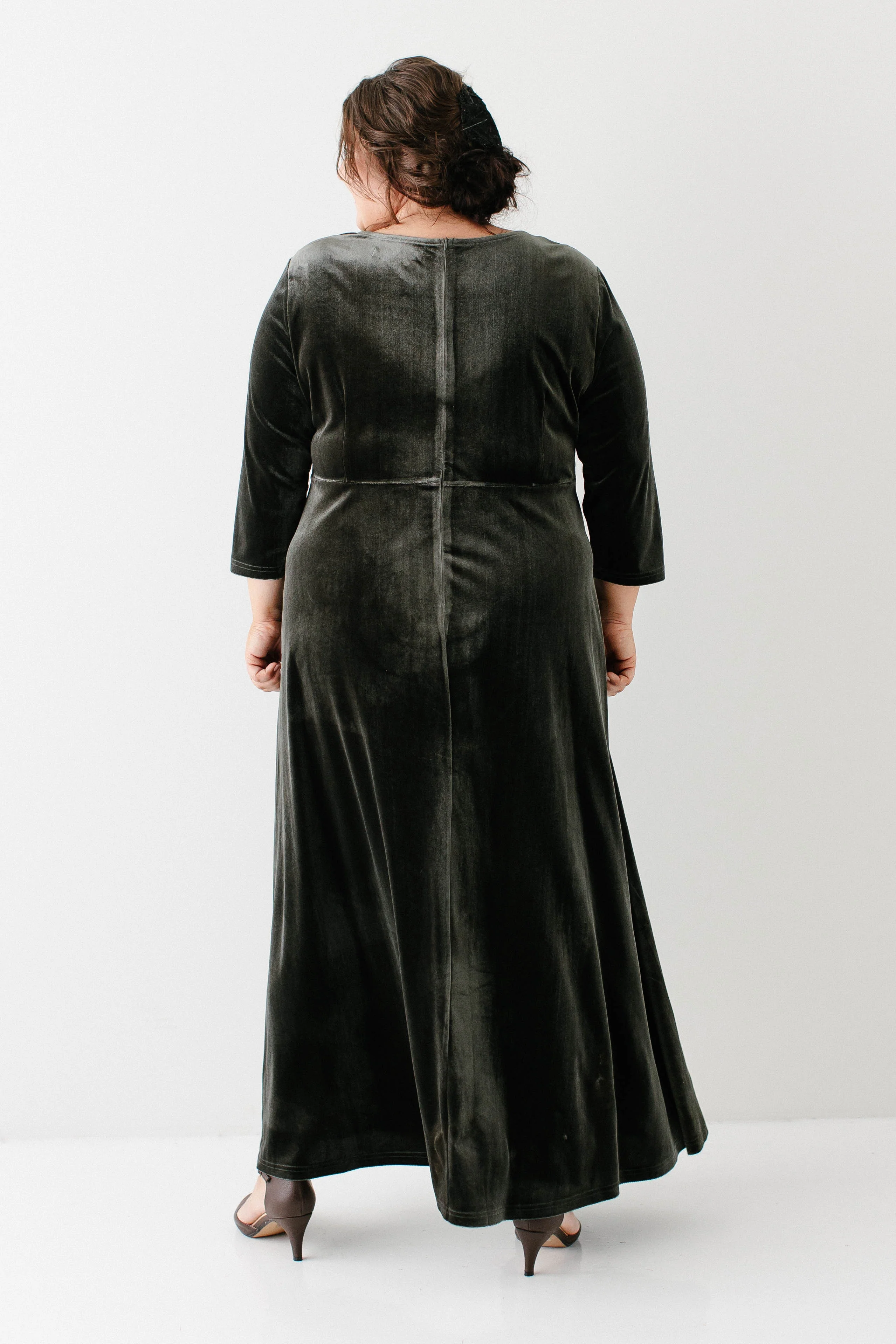 Ivy Square Neck Velvet Maxi Dress FINAL SALE - Image 11