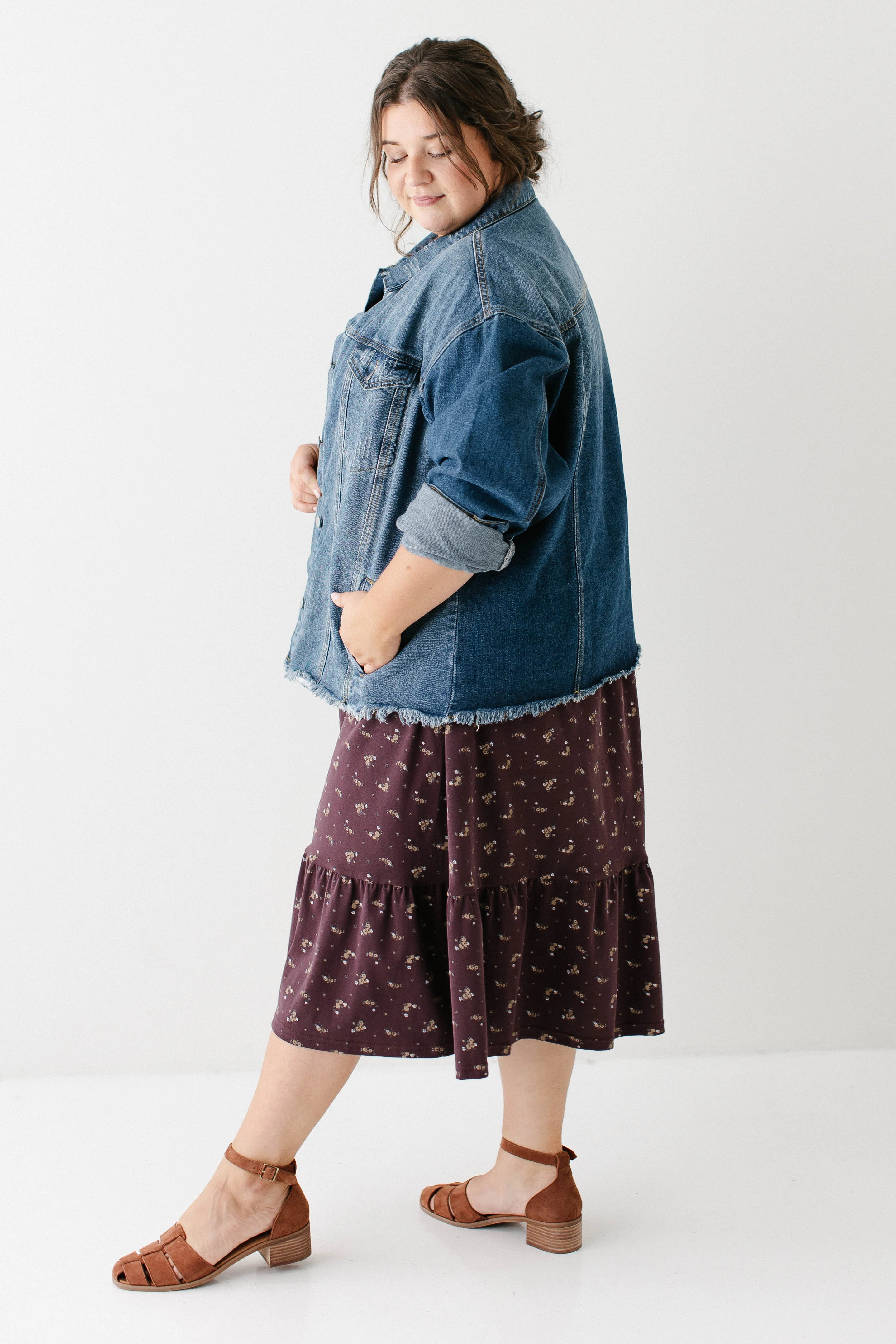 'Jael' Distressed Denim Jacket FINAL SALE - Image 7