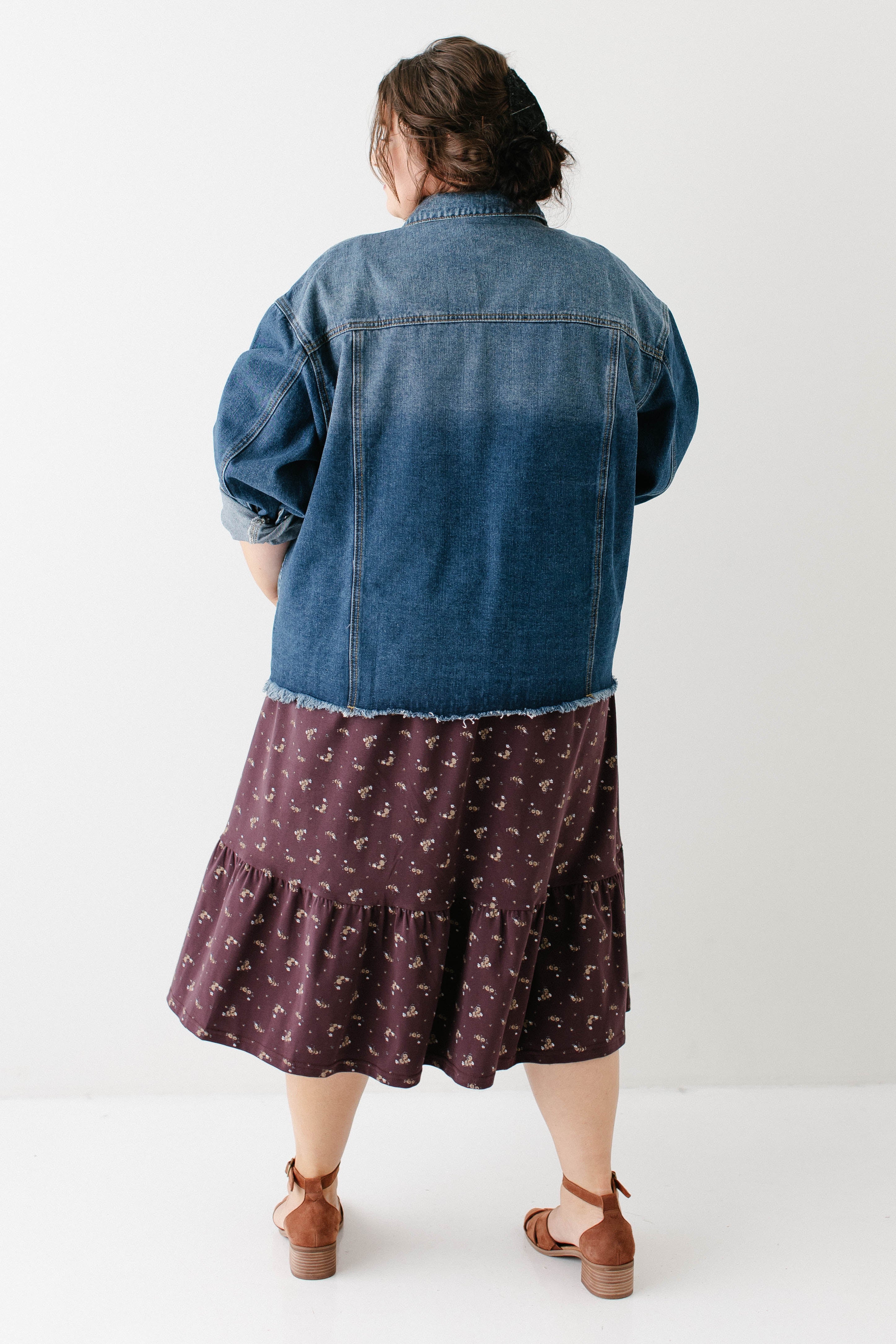 'Jael' Distressed Denim Jacket FINAL SALE - Image 8