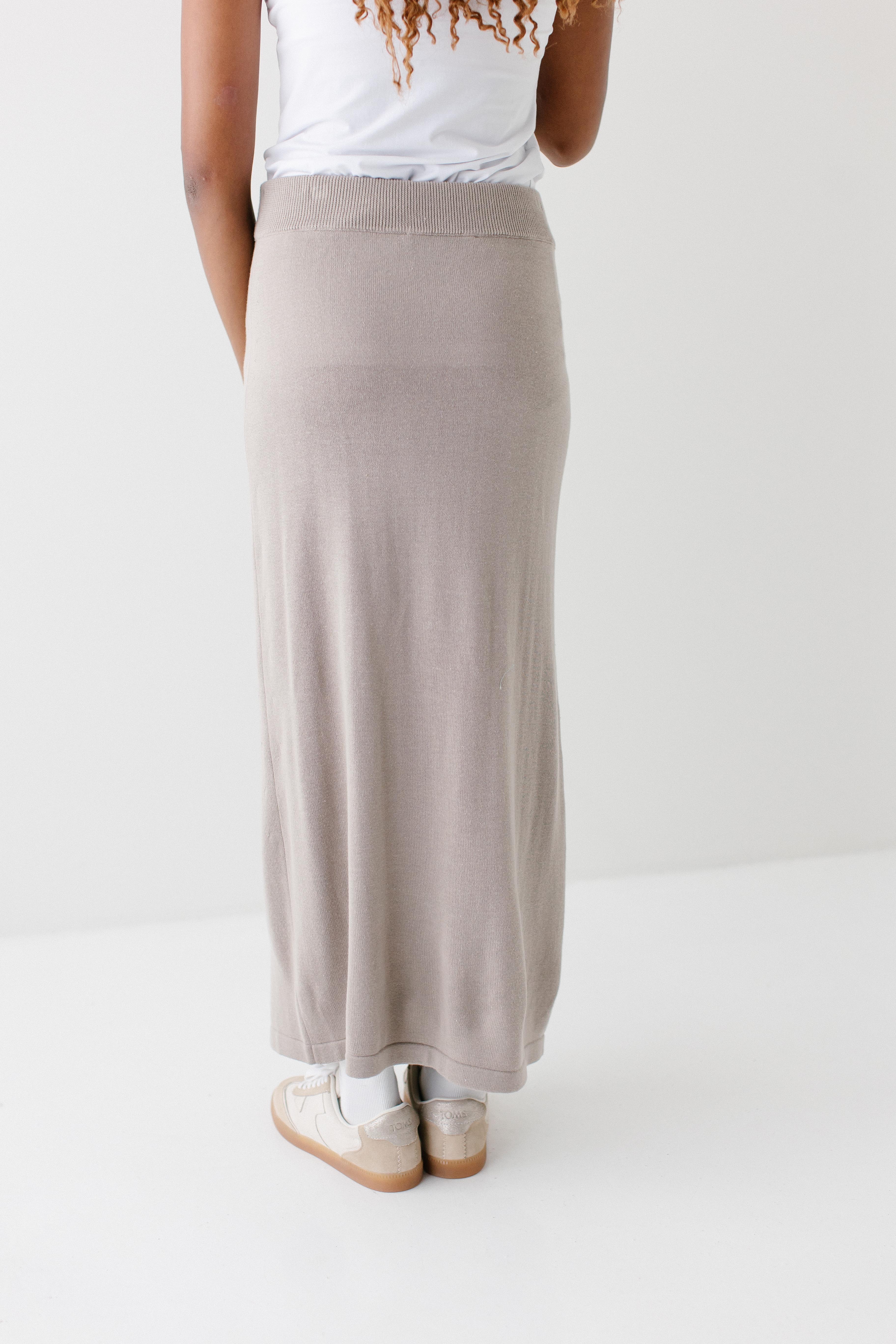 Jana Cotton Blend Midi Sweater Skirt FINAL SALE - Image 14