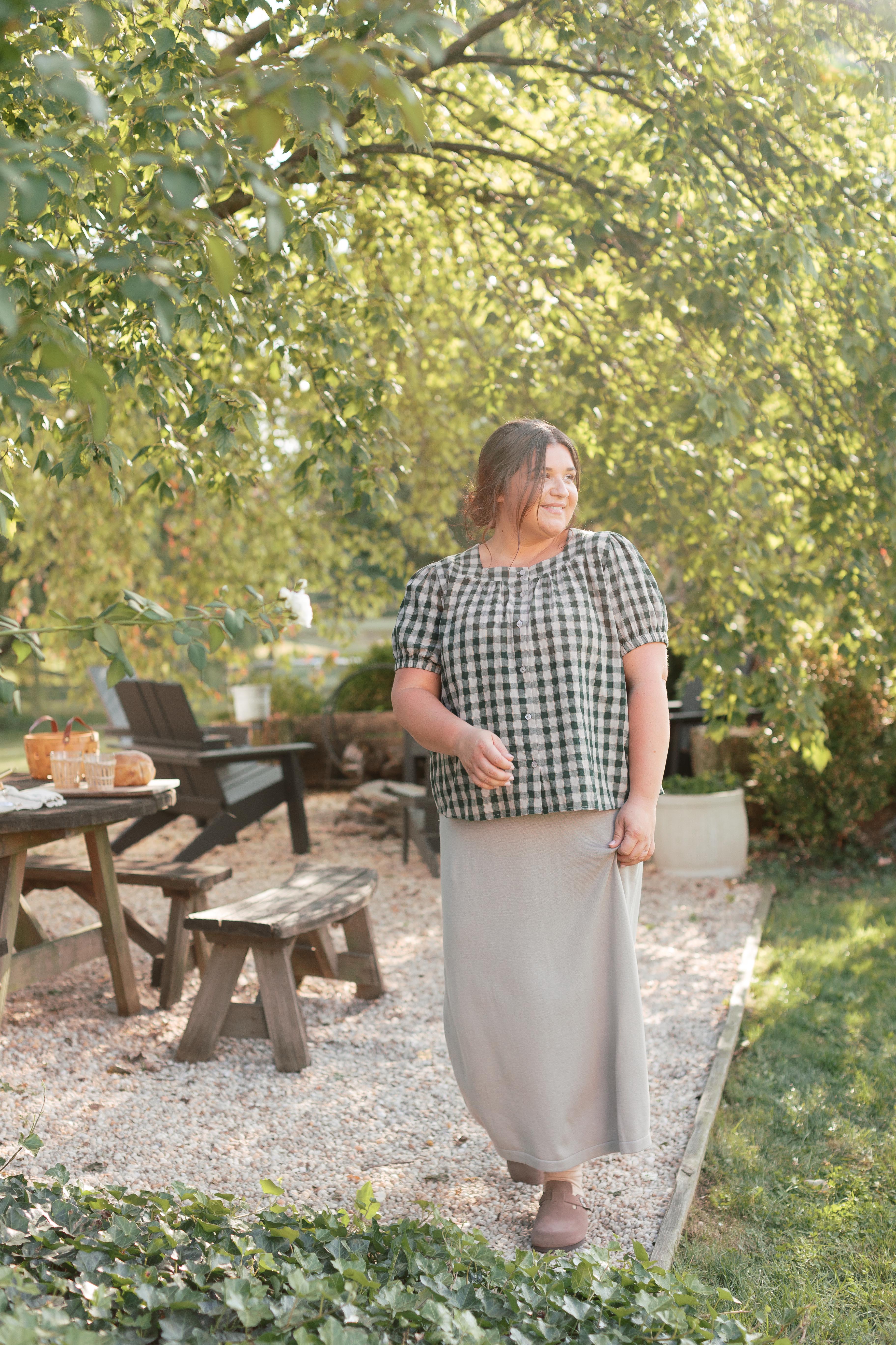 Jana Cotton Blend Midi Sweater Skirt FINAL SALE - Image 22