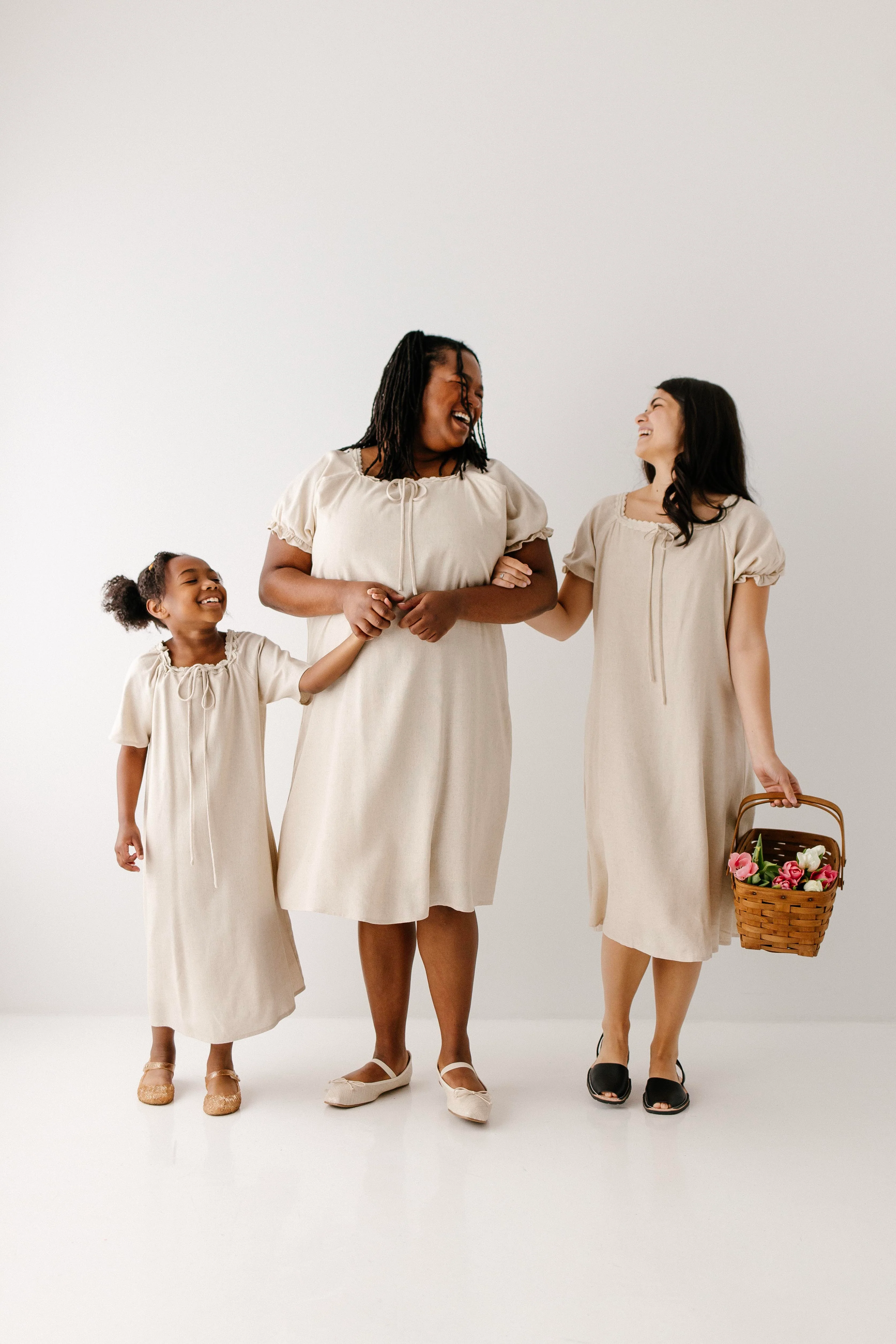 Jenna Lace Trim Peasant Dress - Image 12