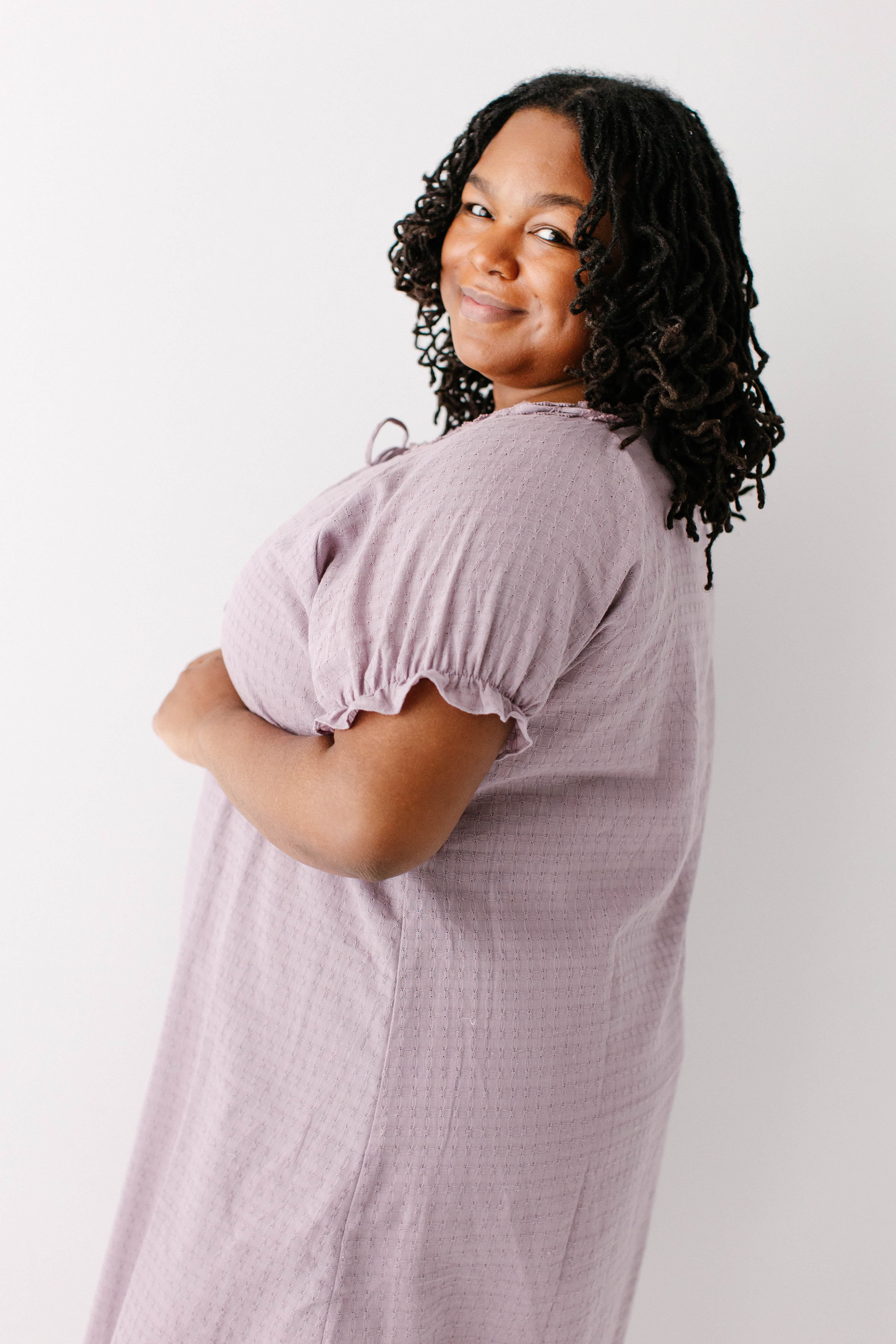 Jenna Lace Trim Peasant Dress - Image 22