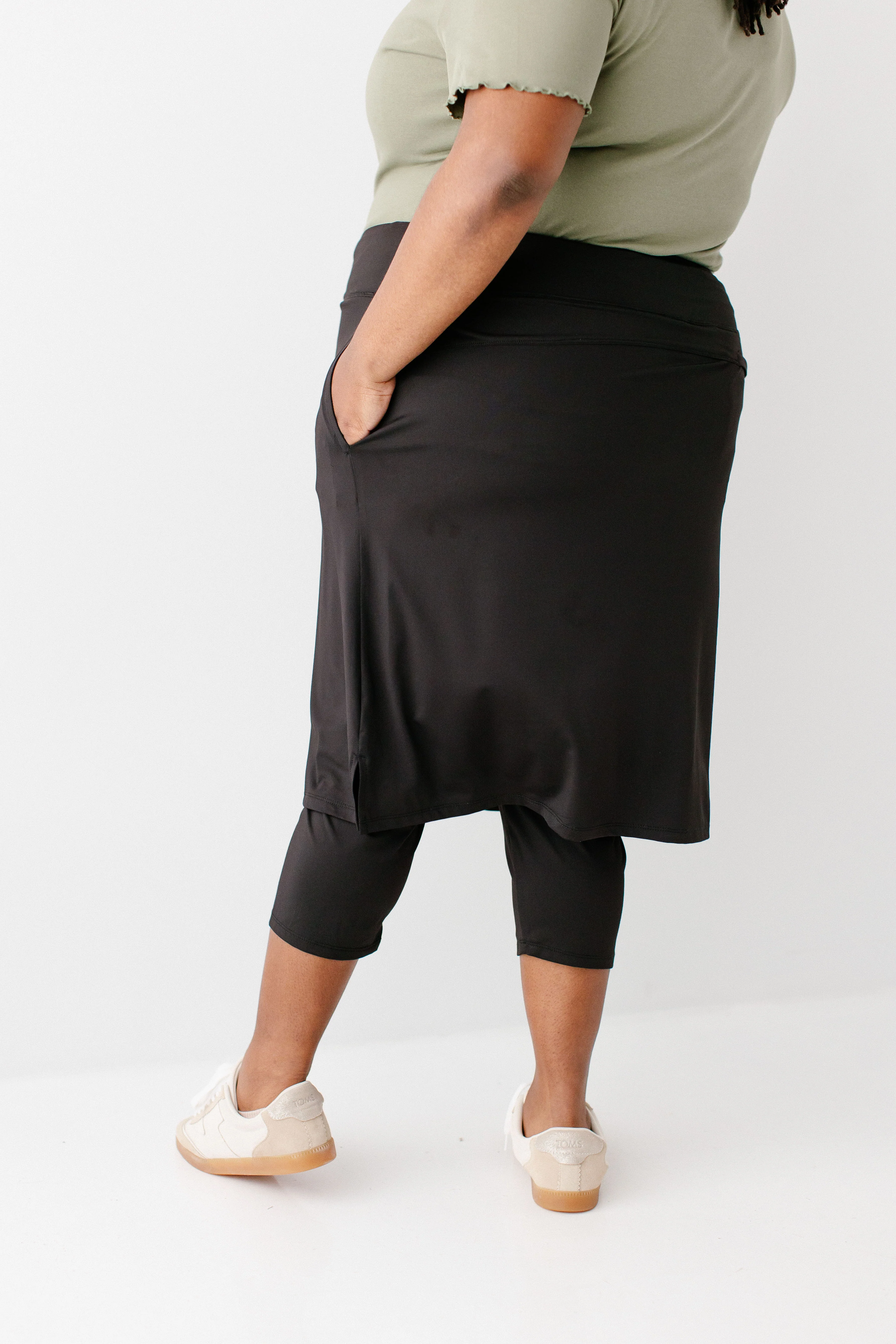 Jessica 3/4 Leggings Skort - Image 11