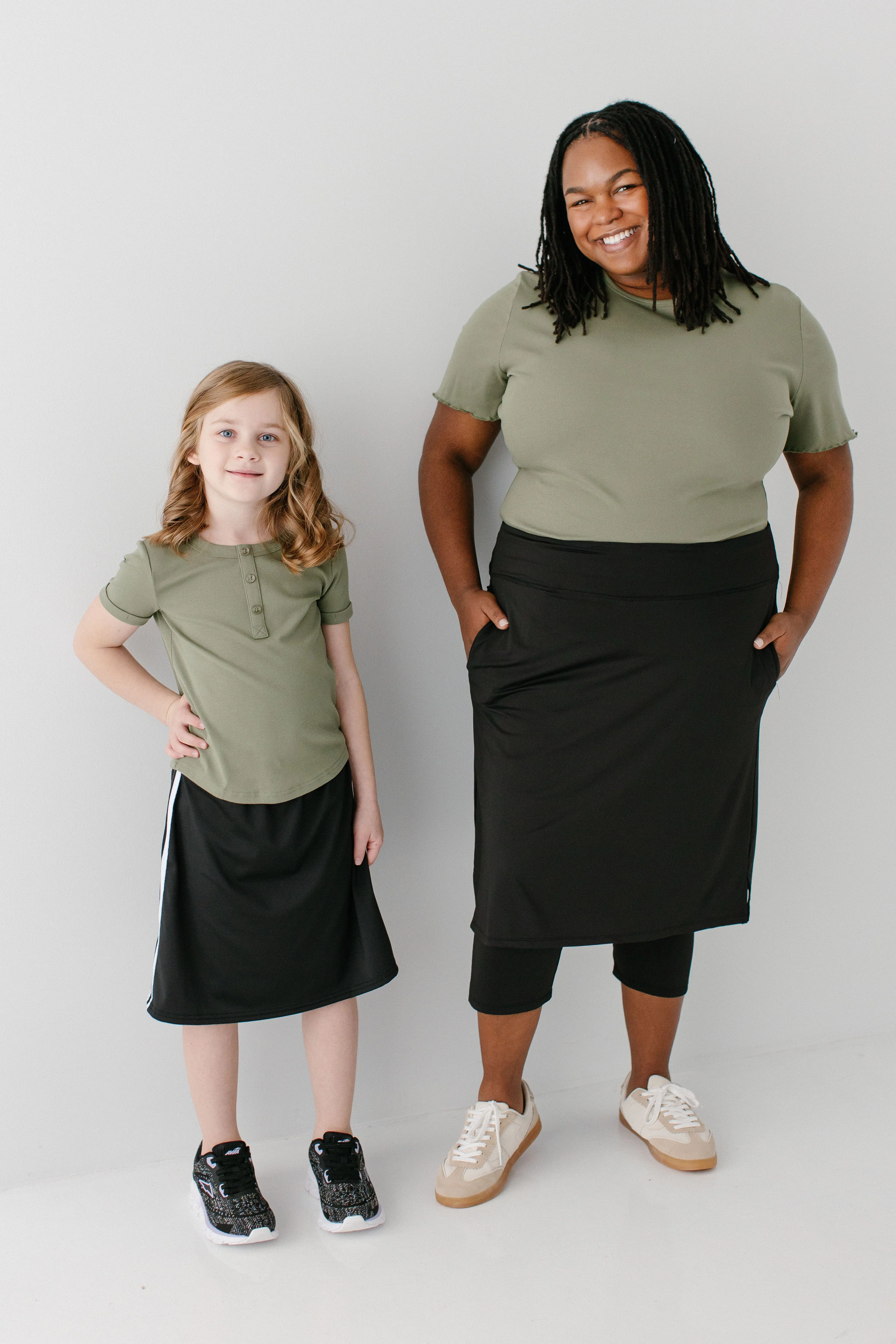 Jessica 3/4 Leggings Skort - Image 12