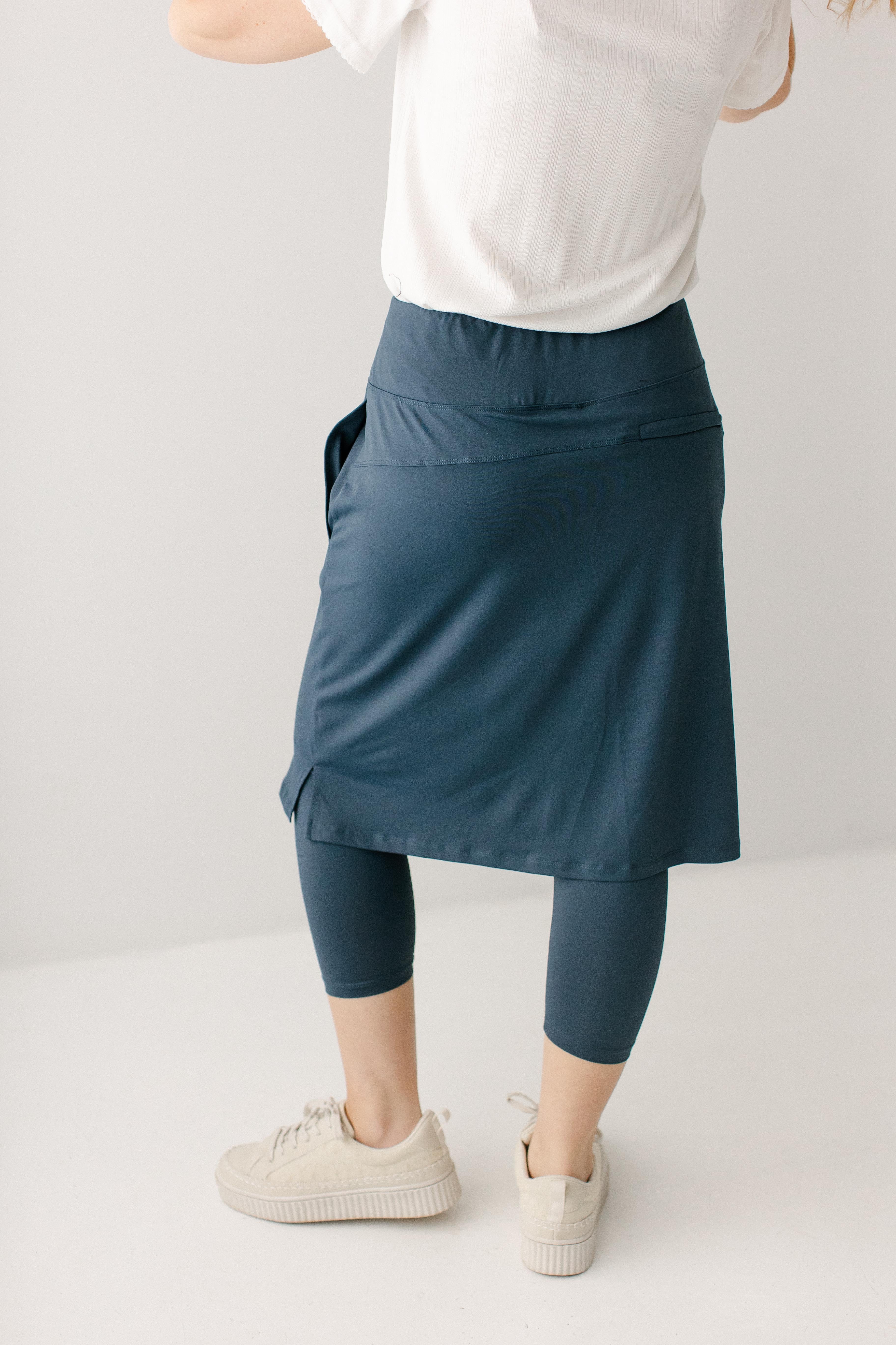 Jessica 3/4 Leggings Skort - Image 16