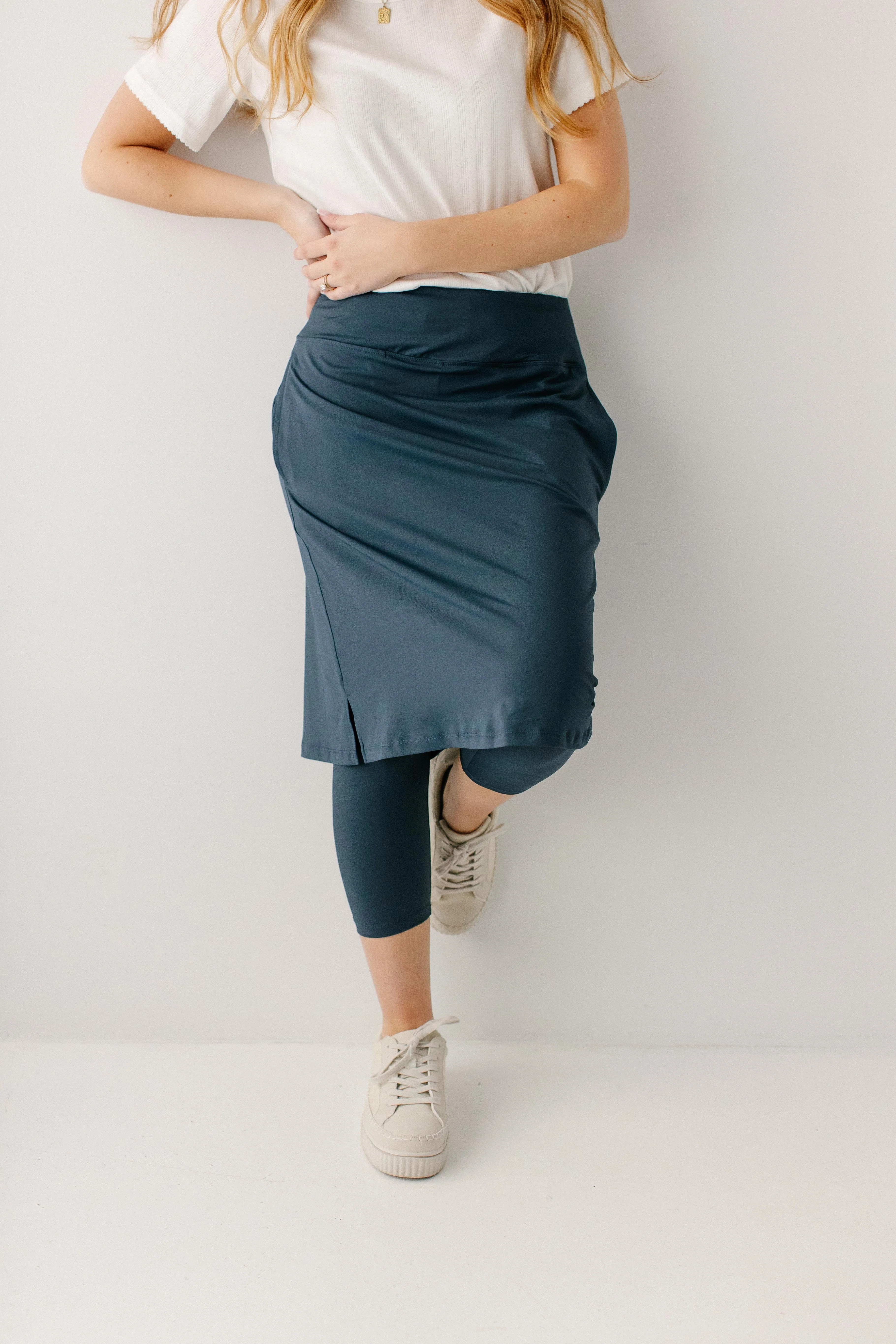 Jessica 3/4 Leggings Skort - Image 17
