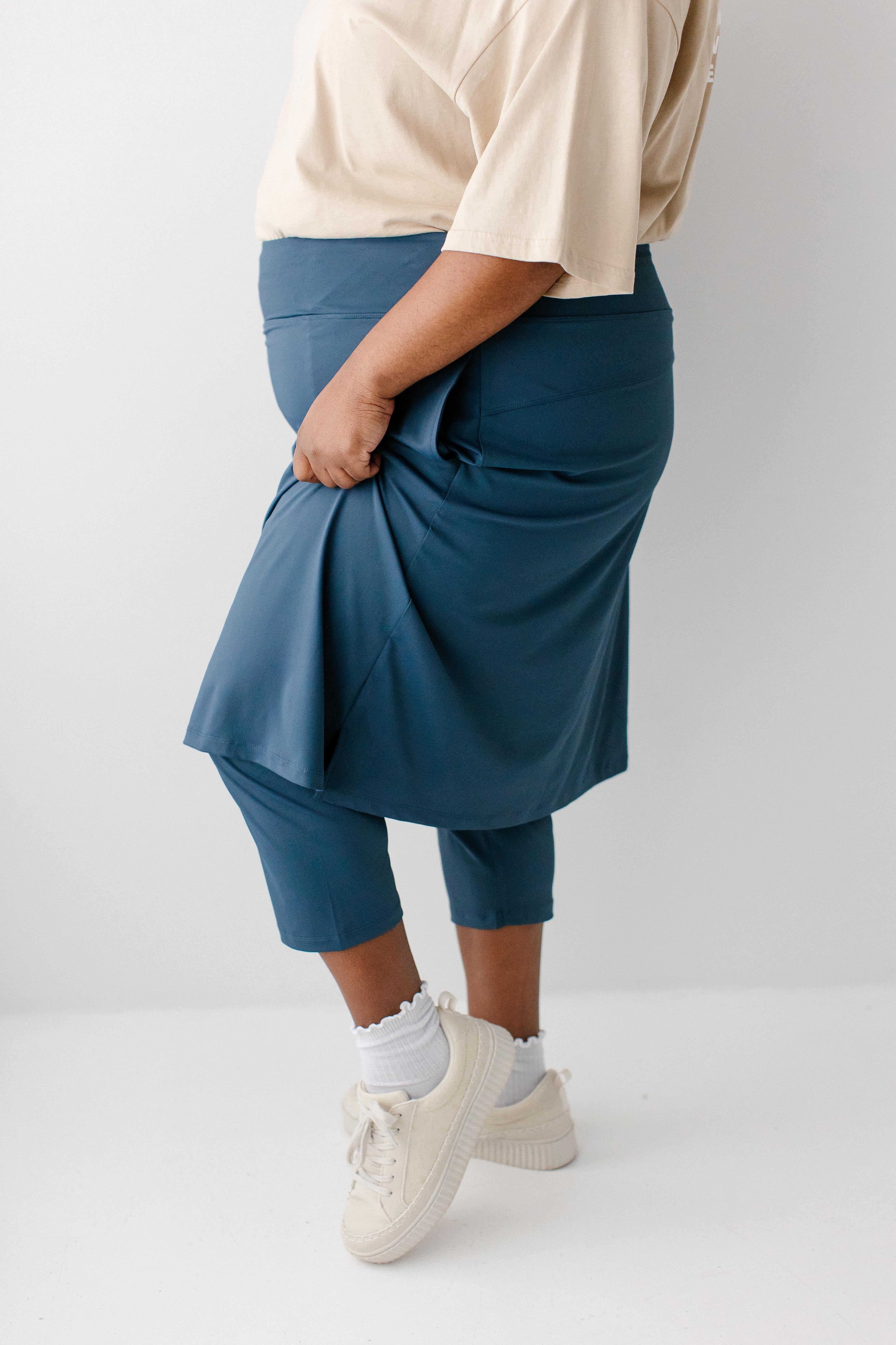 Jessica 3/4 Leggings Skort - Image 19