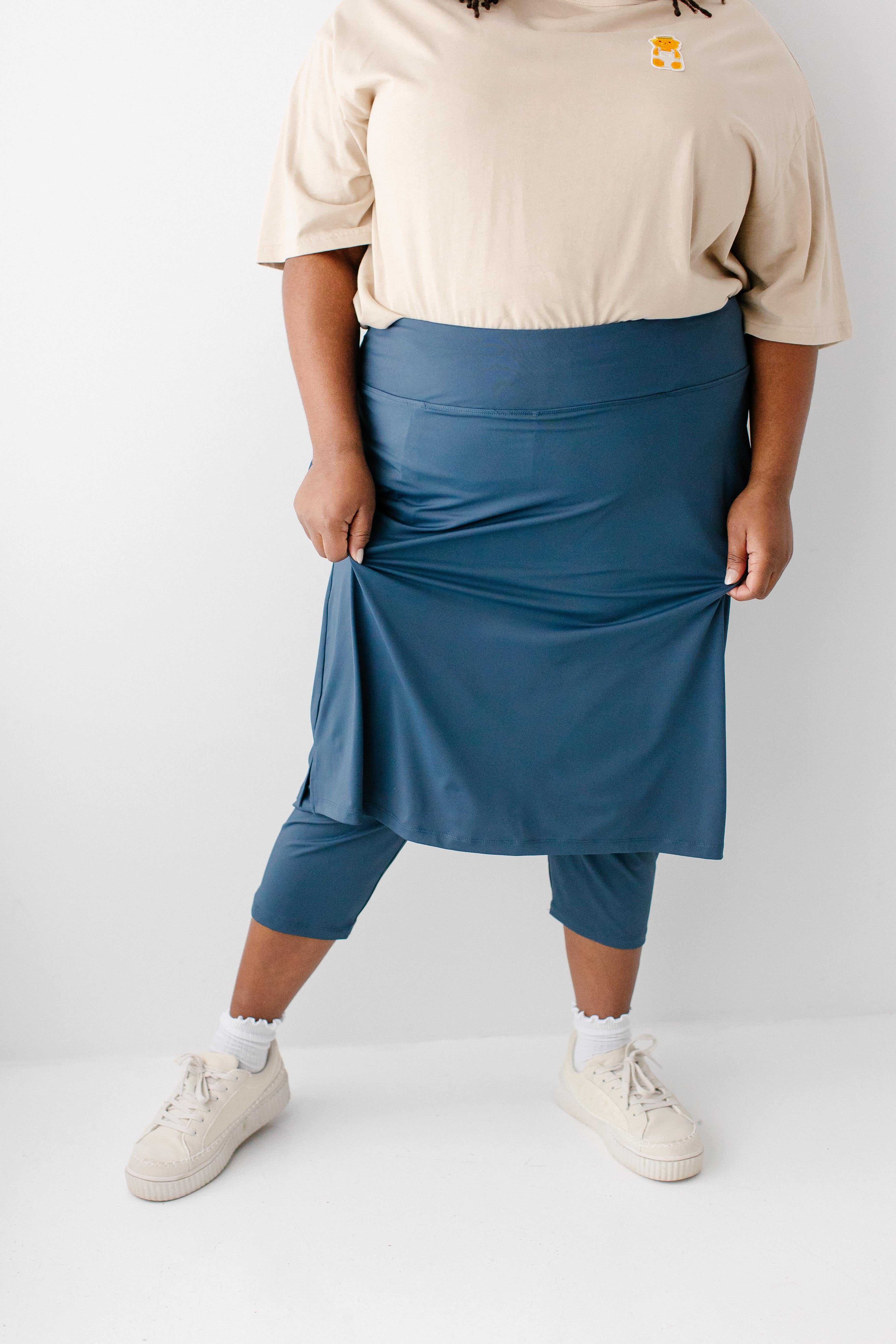 Jessica 3/4 Leggings Skort - Image 20