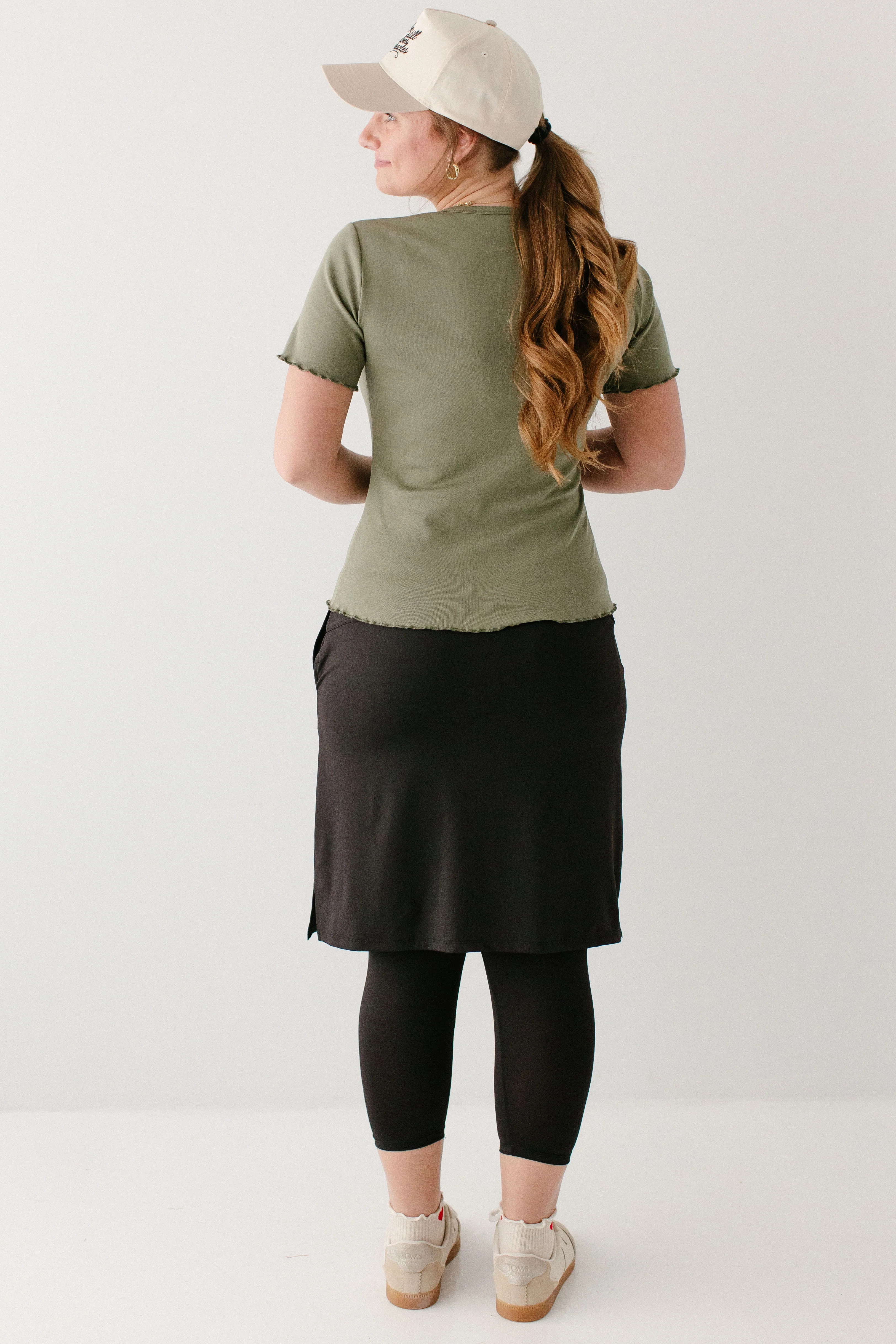 Jessica 3/4 Leggings Skort - Image 7