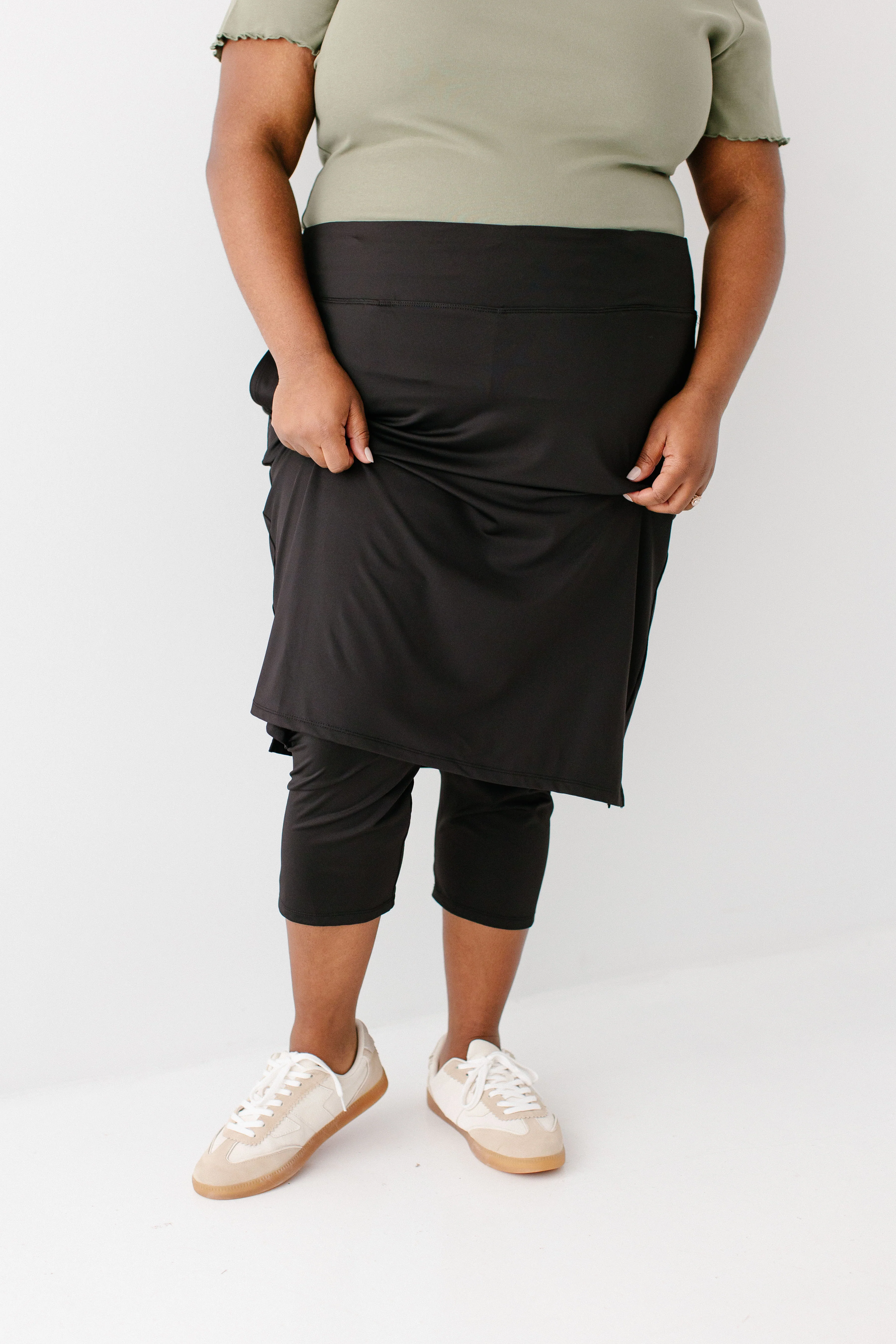 Jessica 3/4 Leggings Skort - Image 9