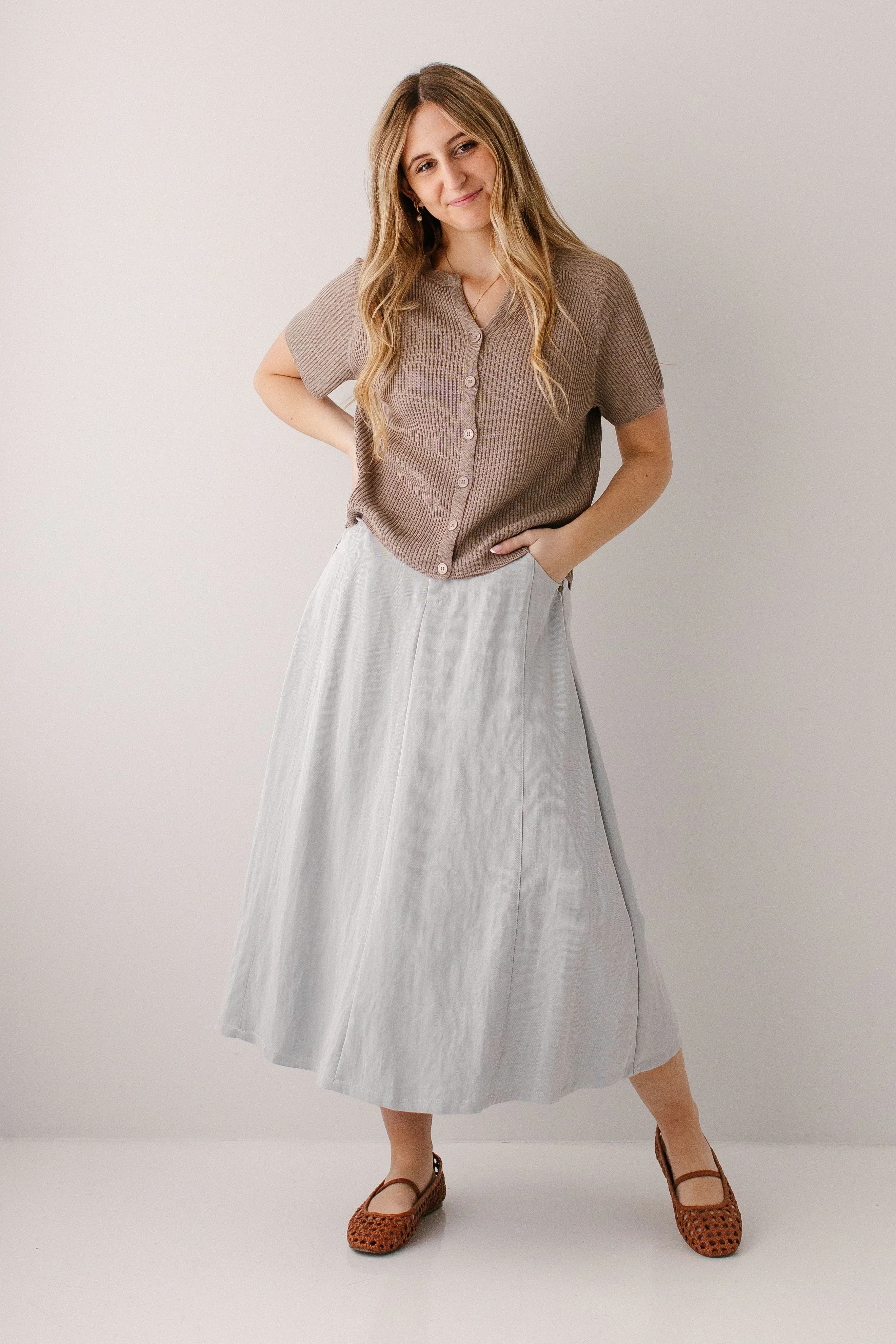 Jocelyn Short Sleeve Cardigan Top - Image 17