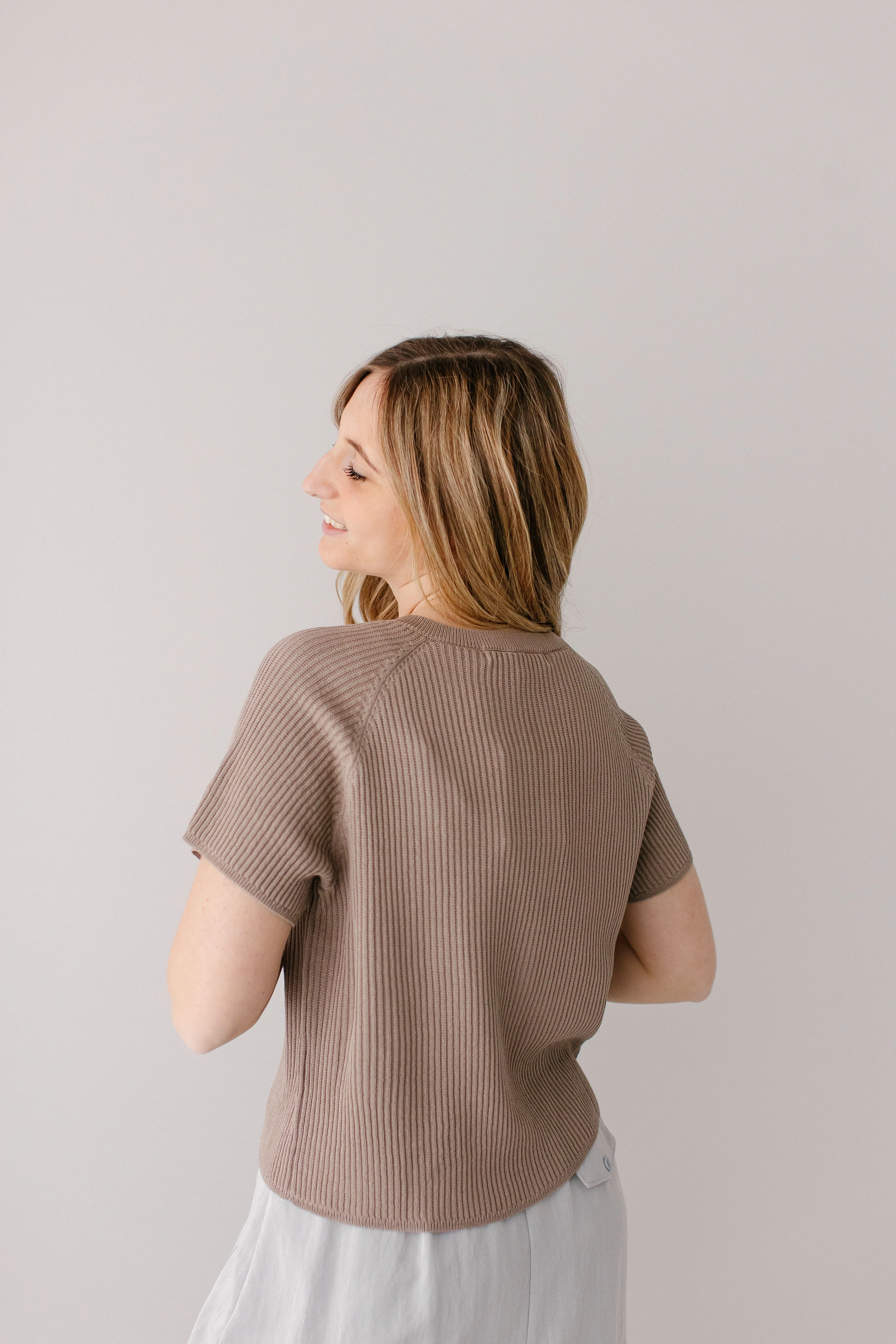 Jocelyn Short Sleeve Cardigan Top - Image 18