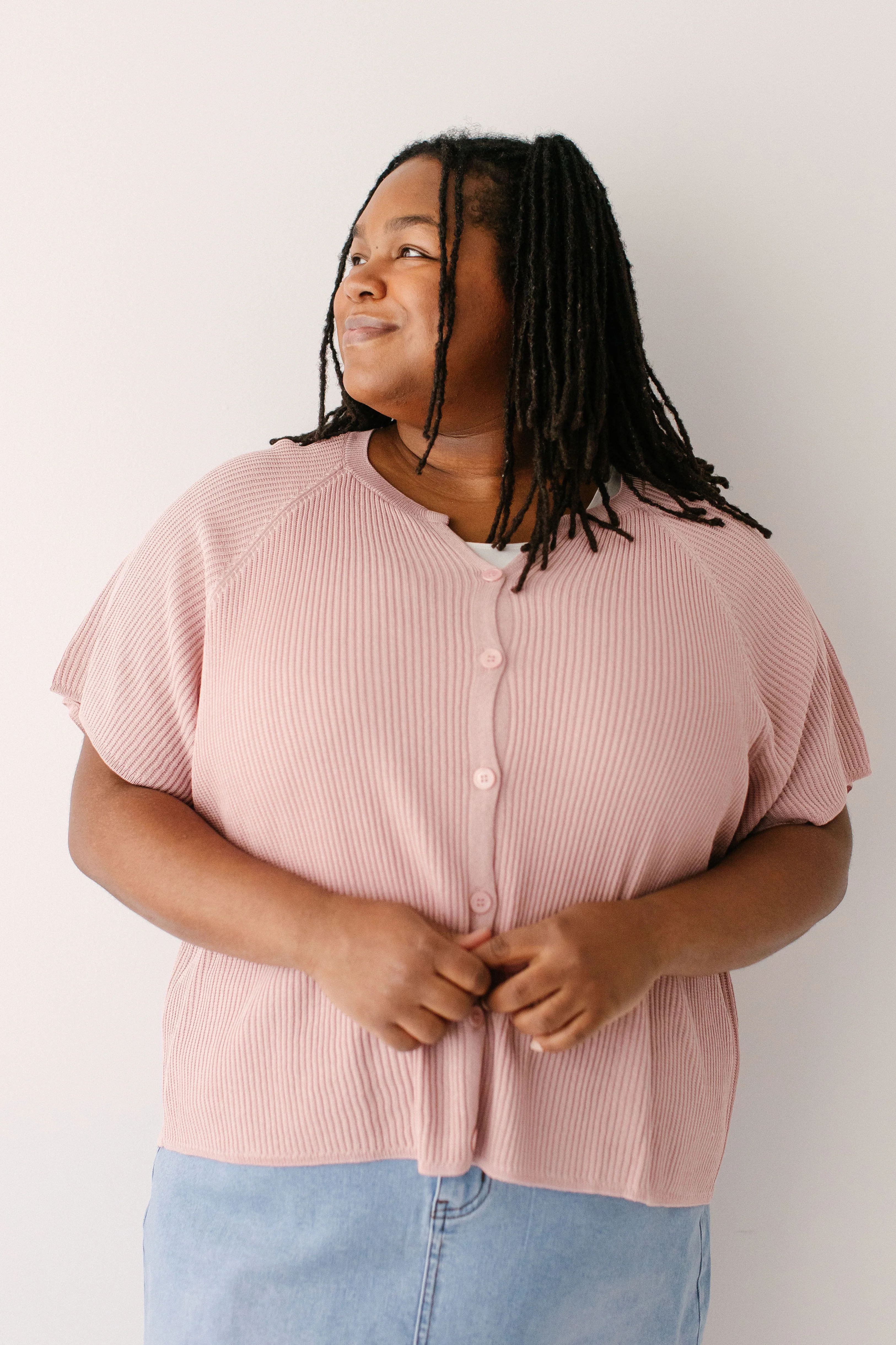 Jocelyn Short Sleeve Cardigan Top - Image 24