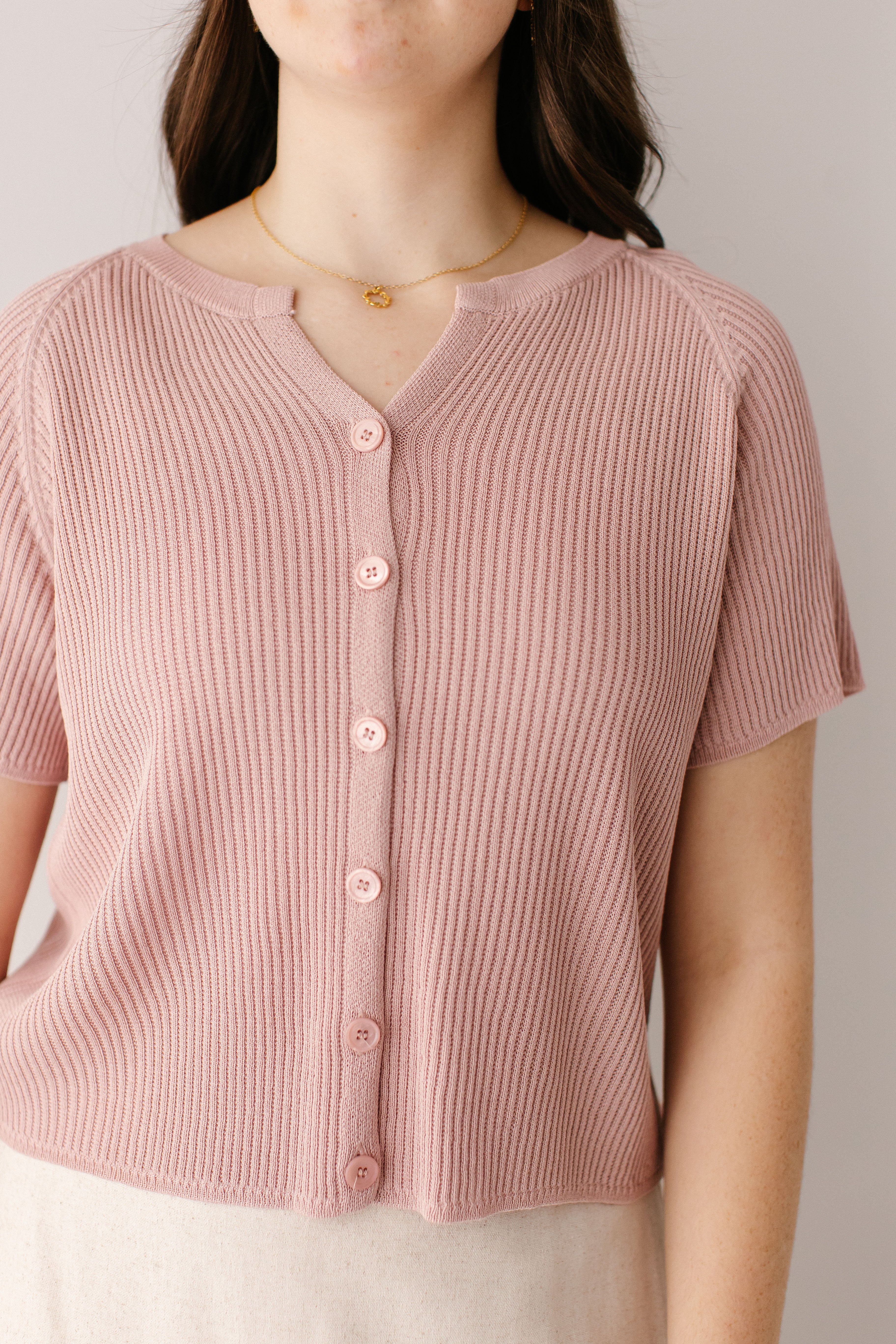 Jocelyn Short Sleeve Cardigan Top - Image 25