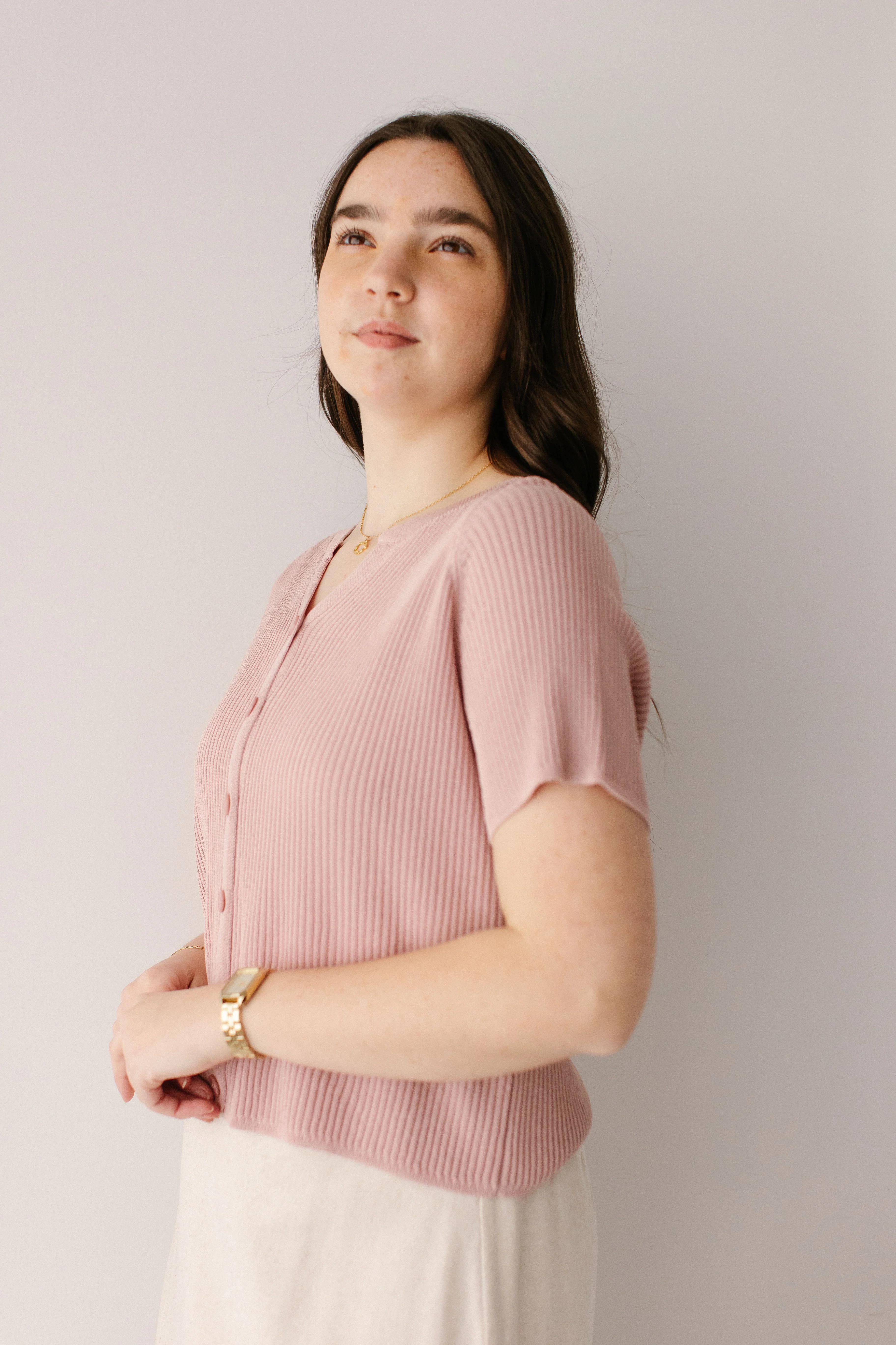 Jocelyn Short Sleeve Cardigan Top - Image 26