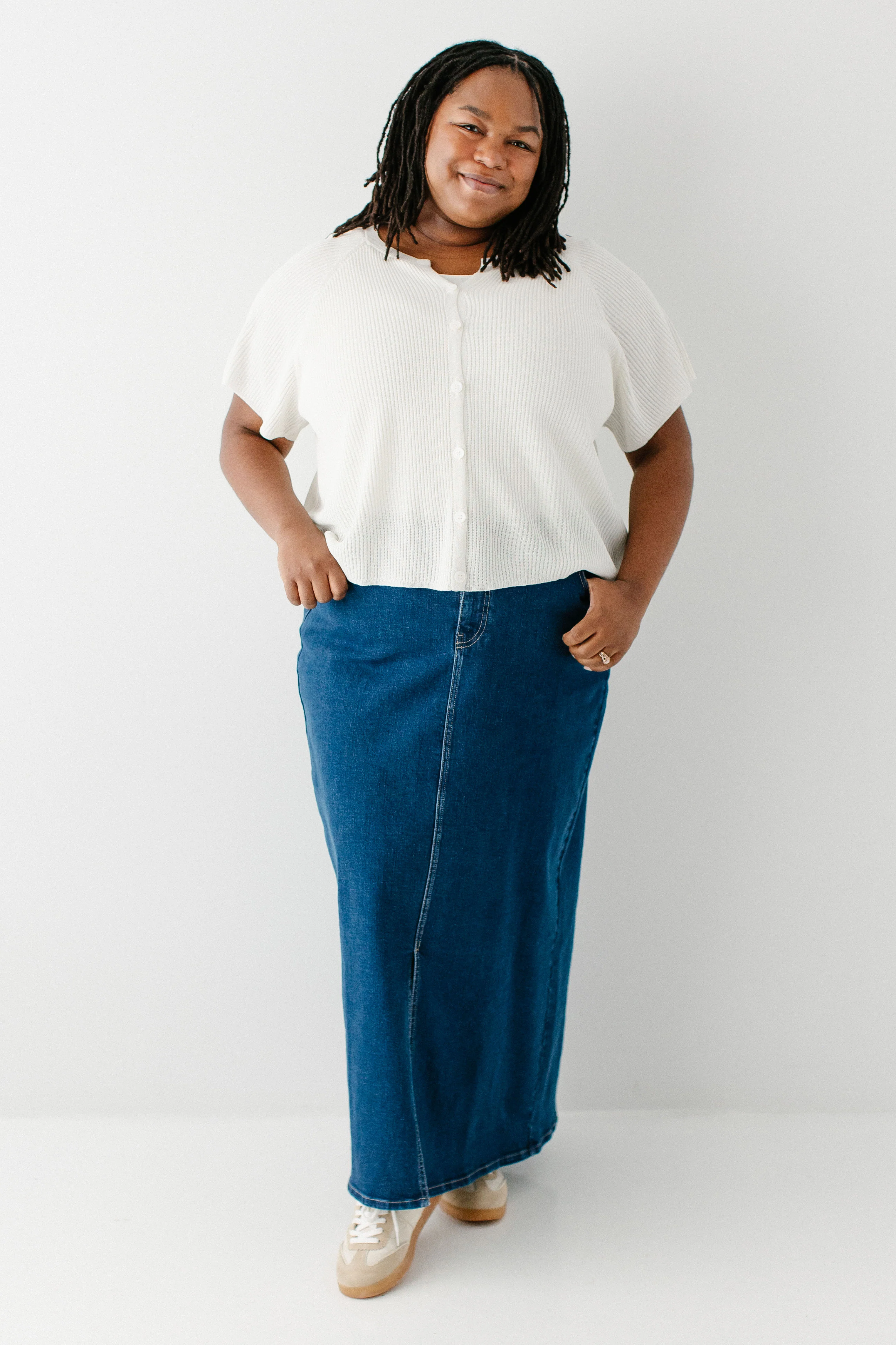 Jocelyn Short Sleeve Cardigan Top - Image 8
