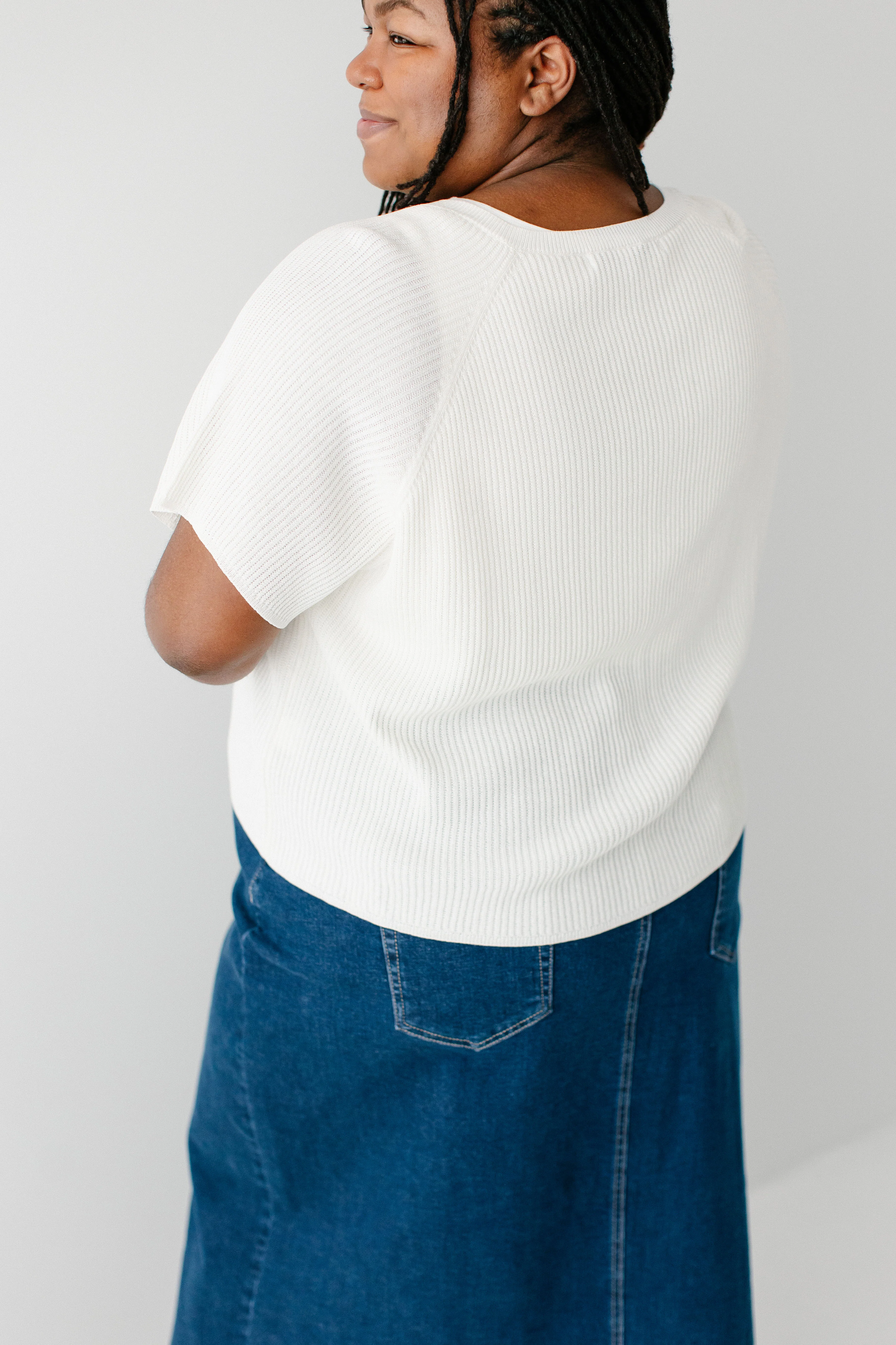 Jocelyn Short Sleeve Cardigan Top - Image 9