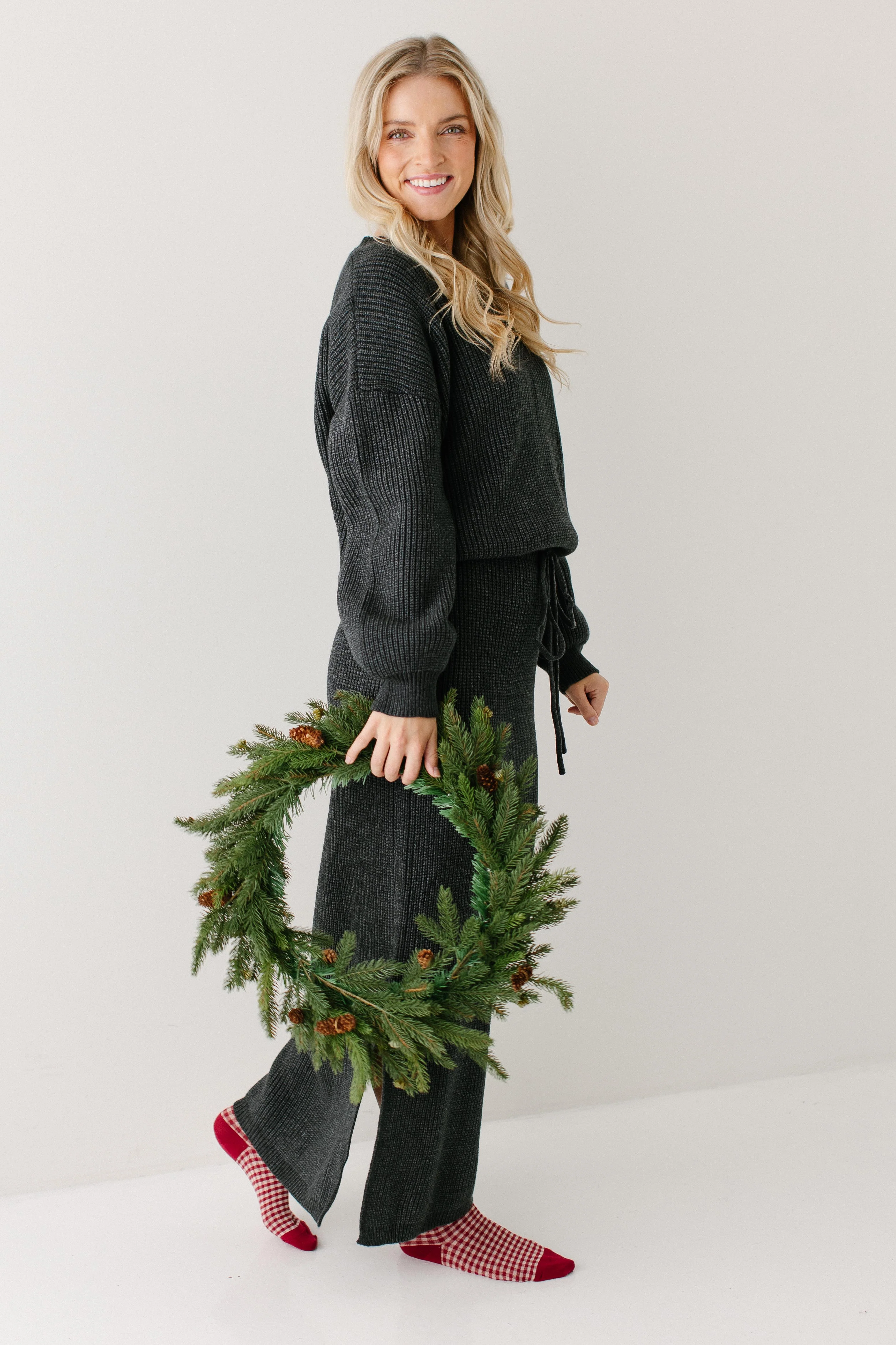 'Jordyn' Midi Sweater Skirt FINAL SALE - Image 3