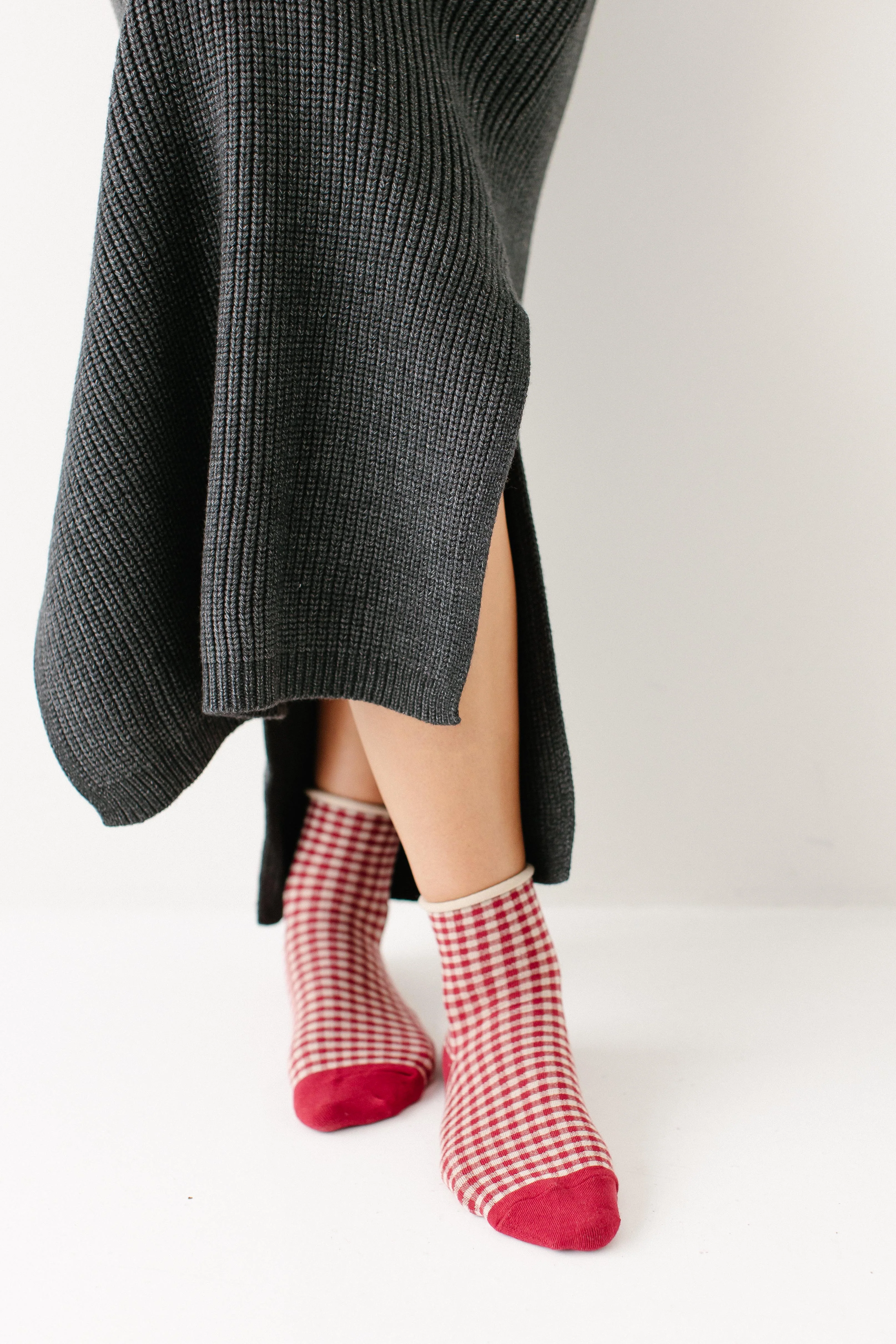 'Jordyn' Midi Sweater Skirt FINAL SALE - Image 5
