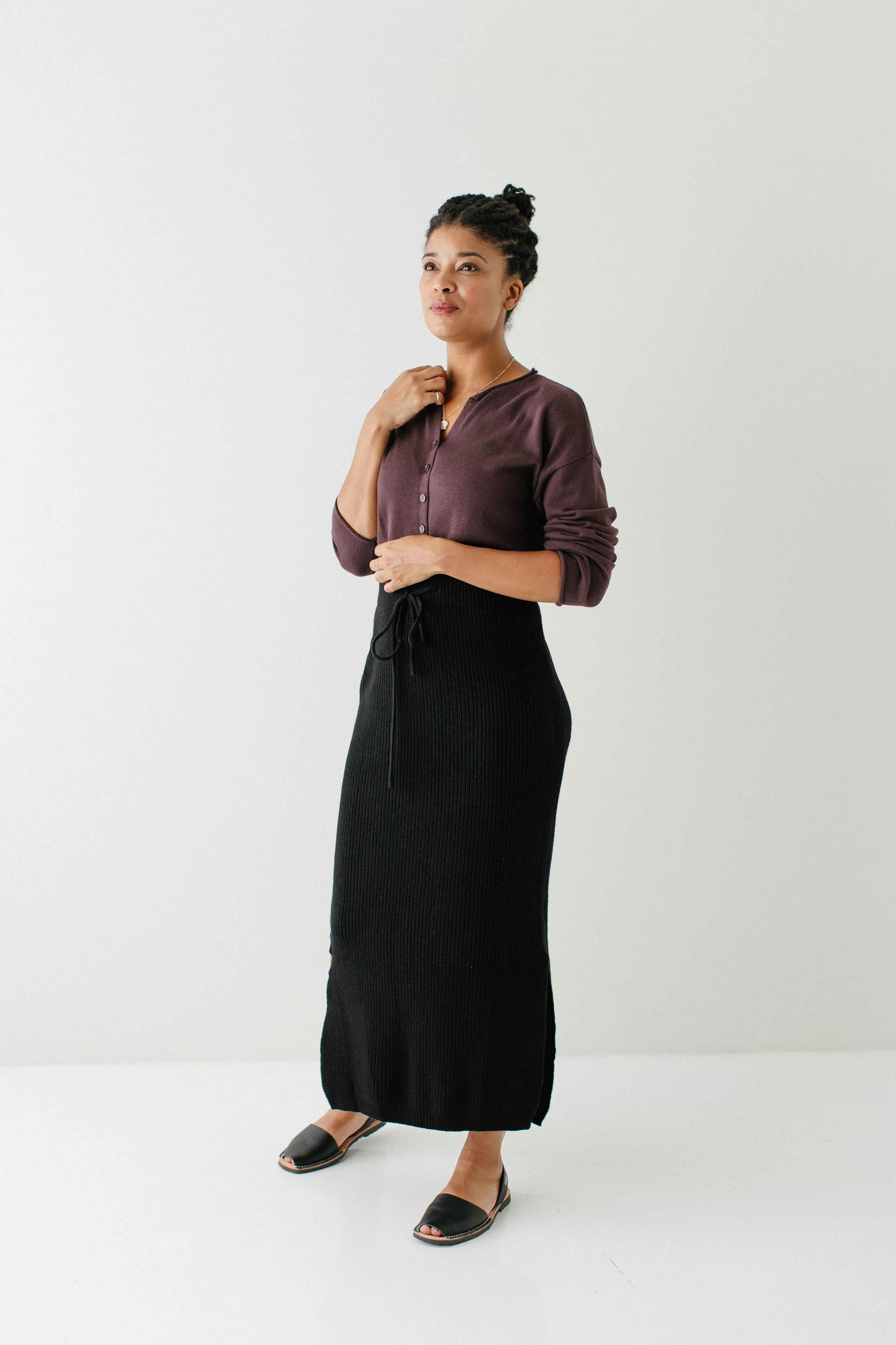 Jordyn Midi Sweater Skirt FINAL SALE - Image 4