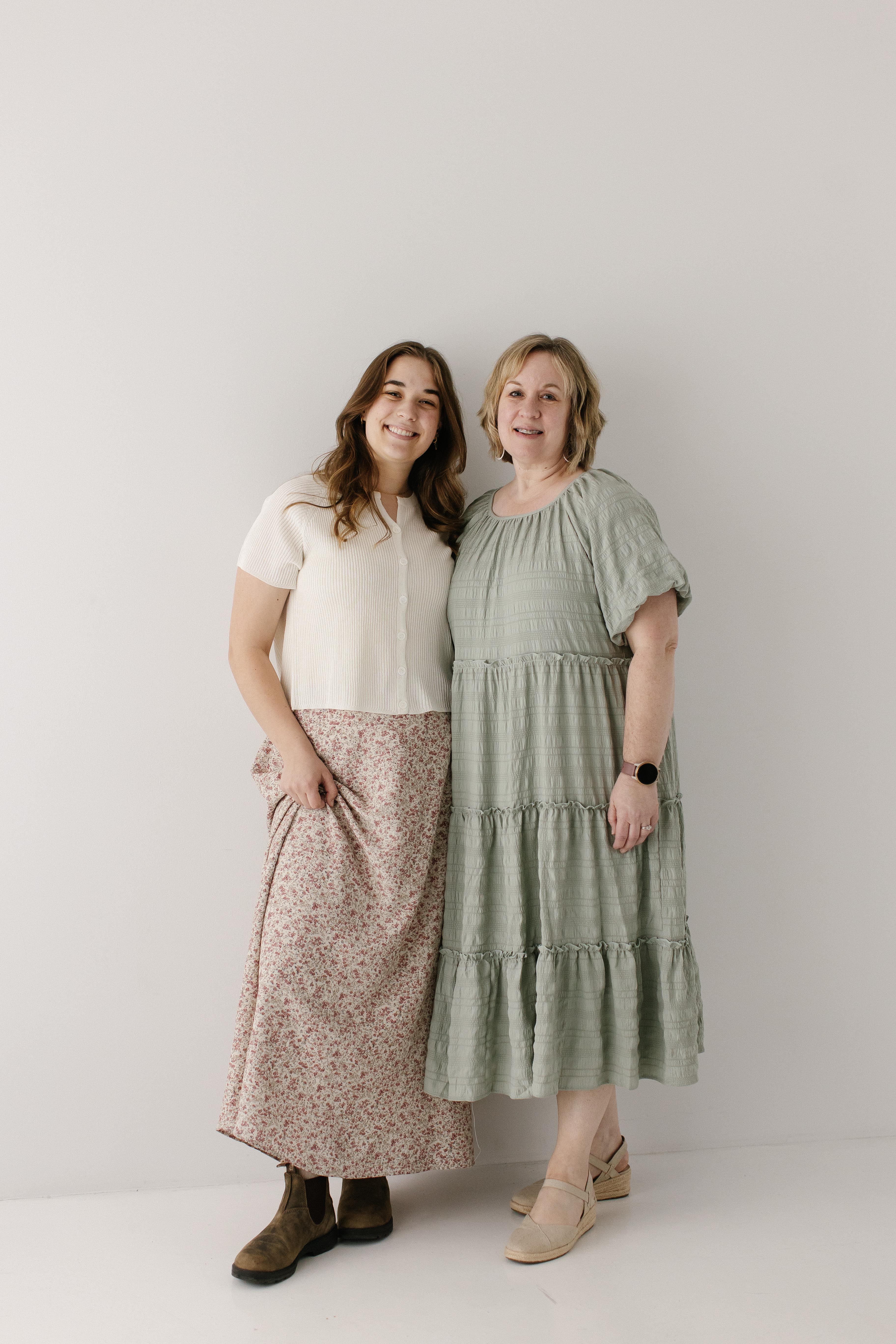 Josephine Textured Tiered Midi Dress - Image 2