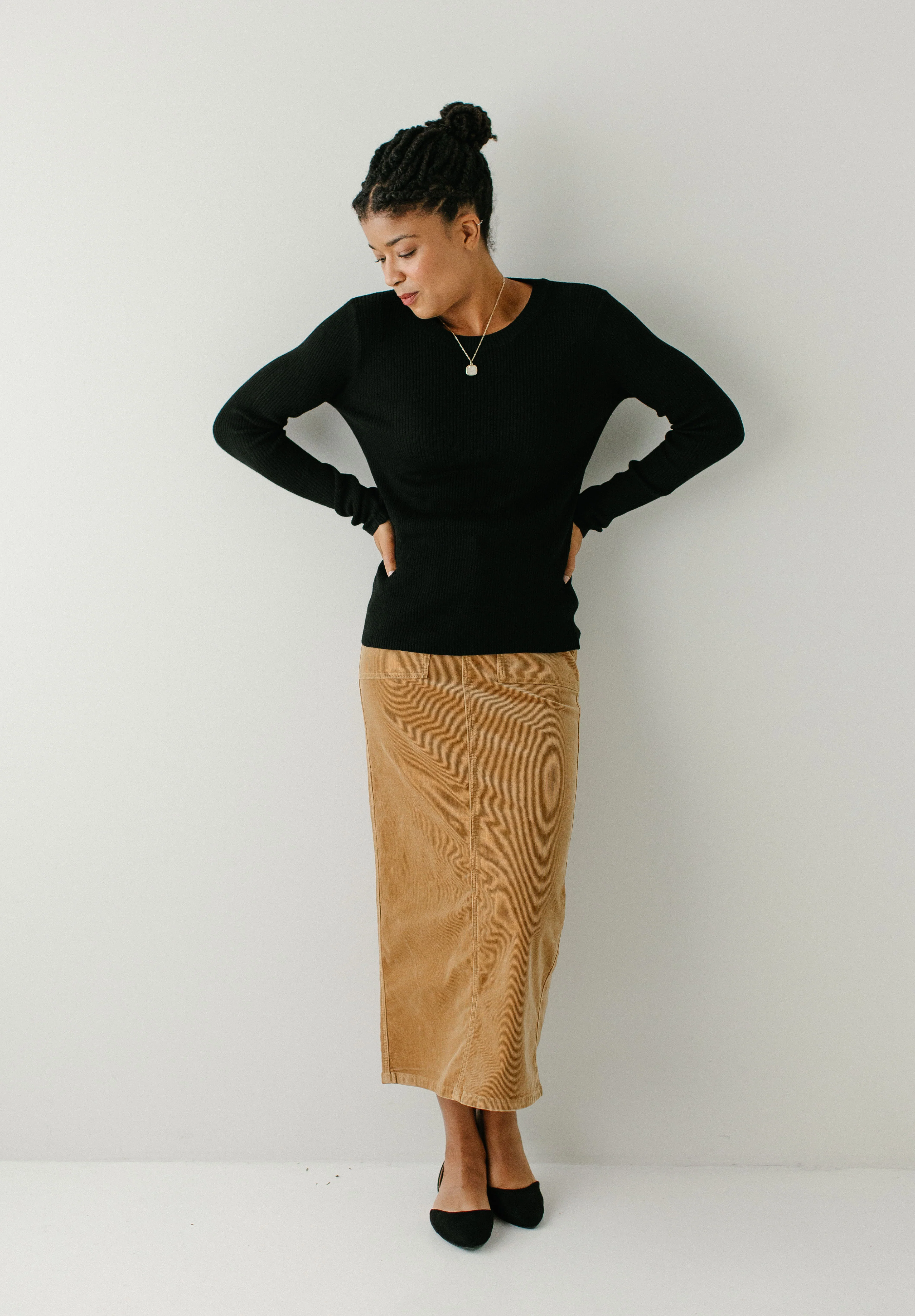 'Judah' Ribbed Sweater Top FINAL SALE - Image 3