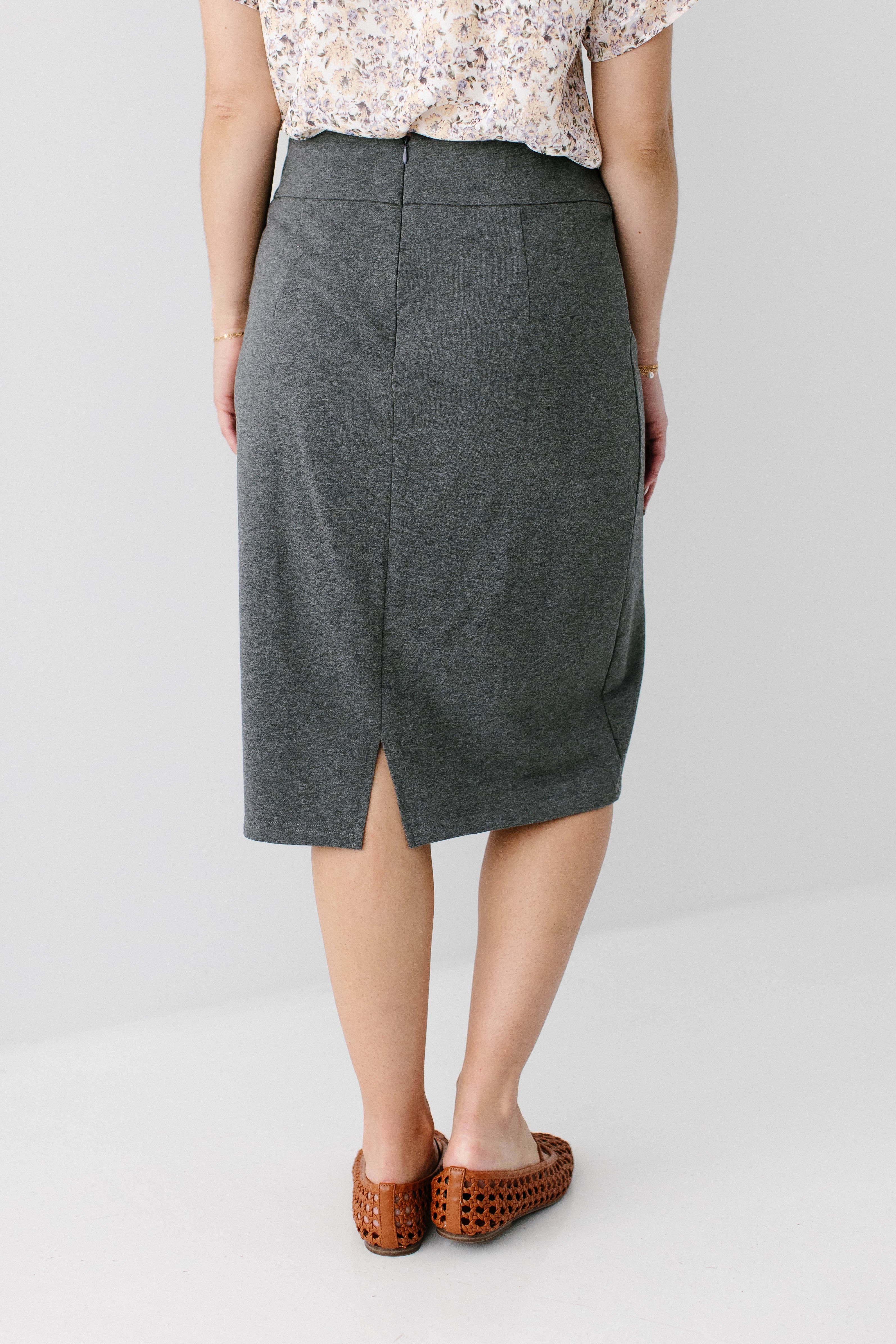 Kara Stretch Knit Skirt FINAL SALE - Image 6