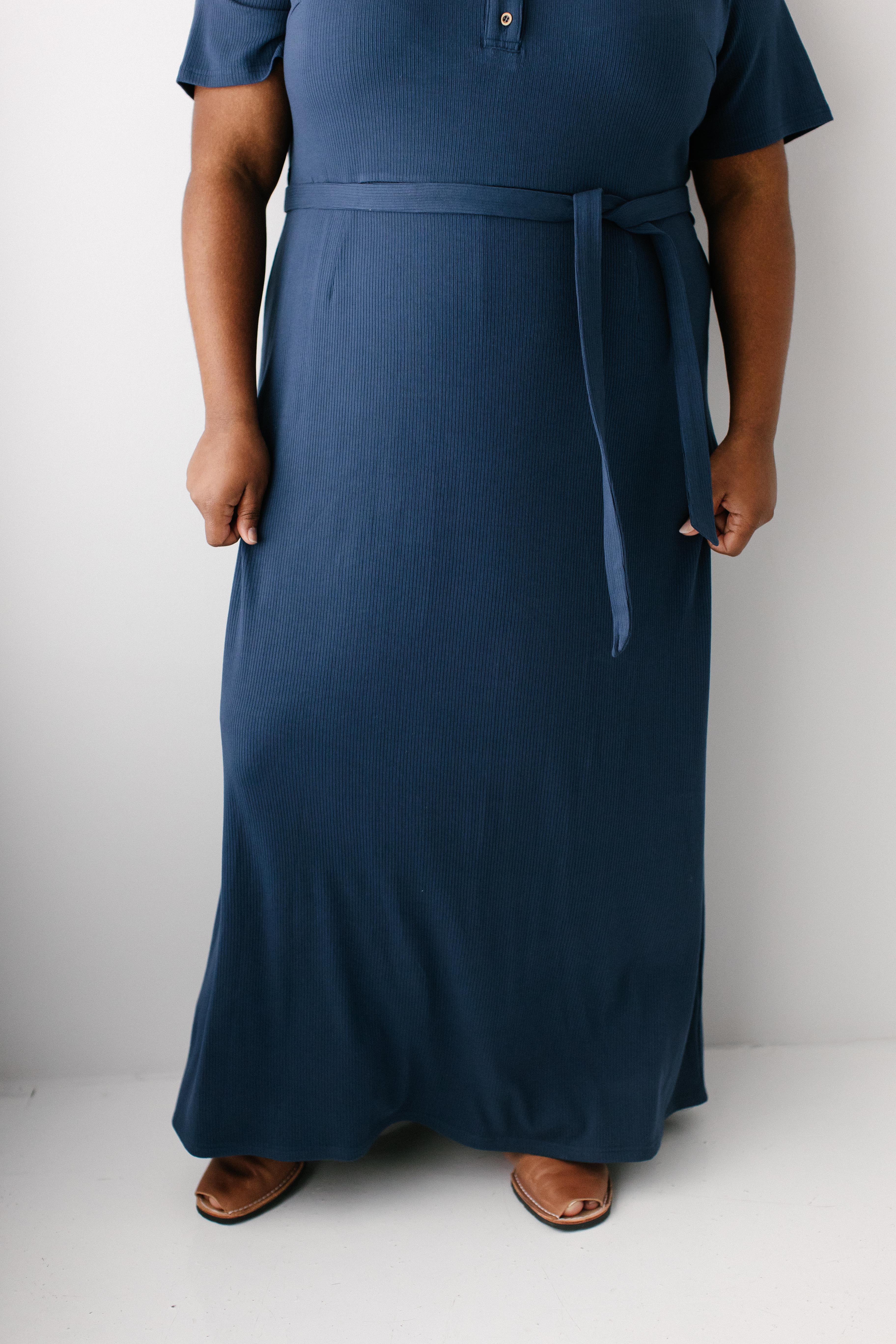 Kate Ribbed Knit Maxi Dress - Image 11