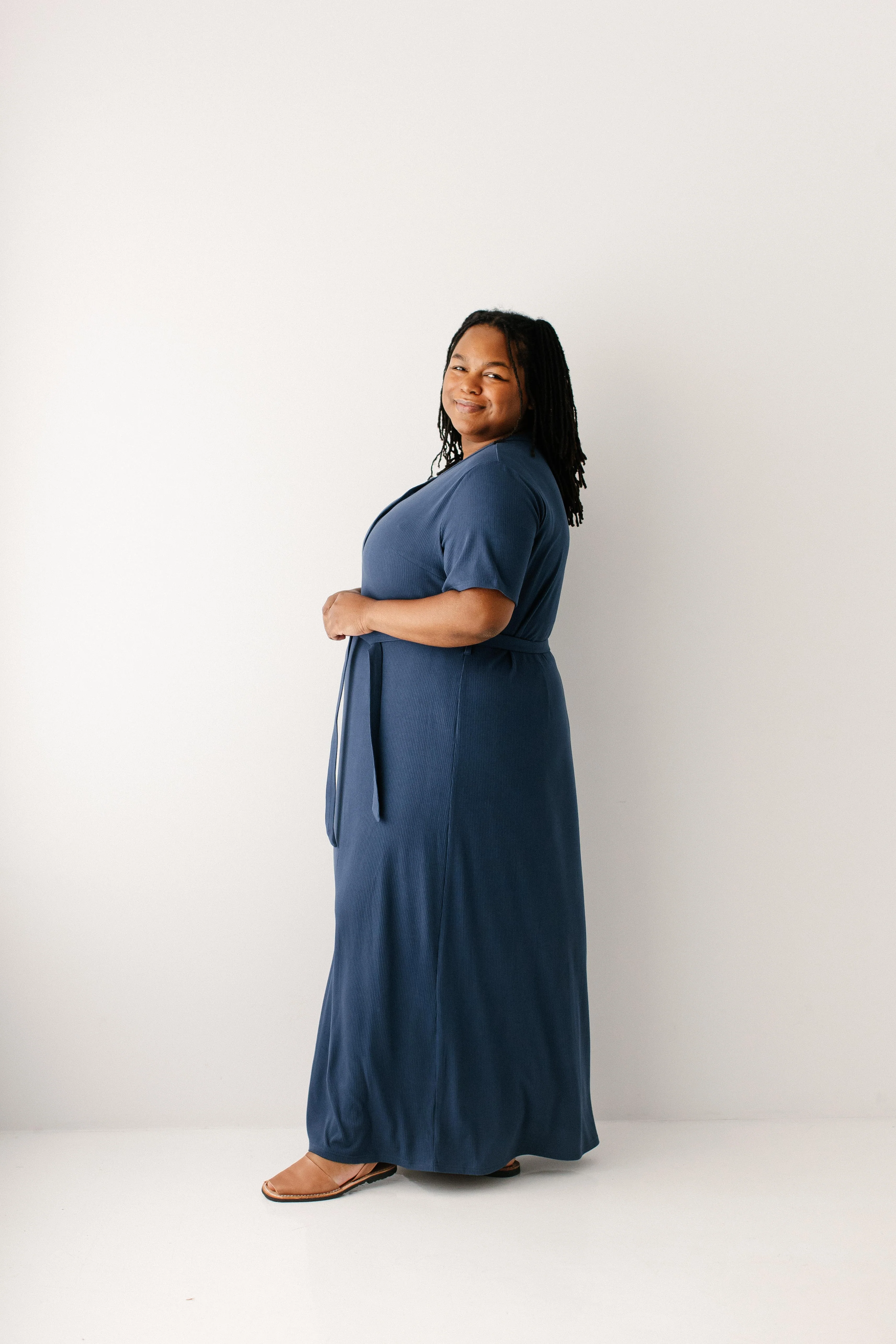 Kate Ribbed Knit Maxi Dress - Image 12