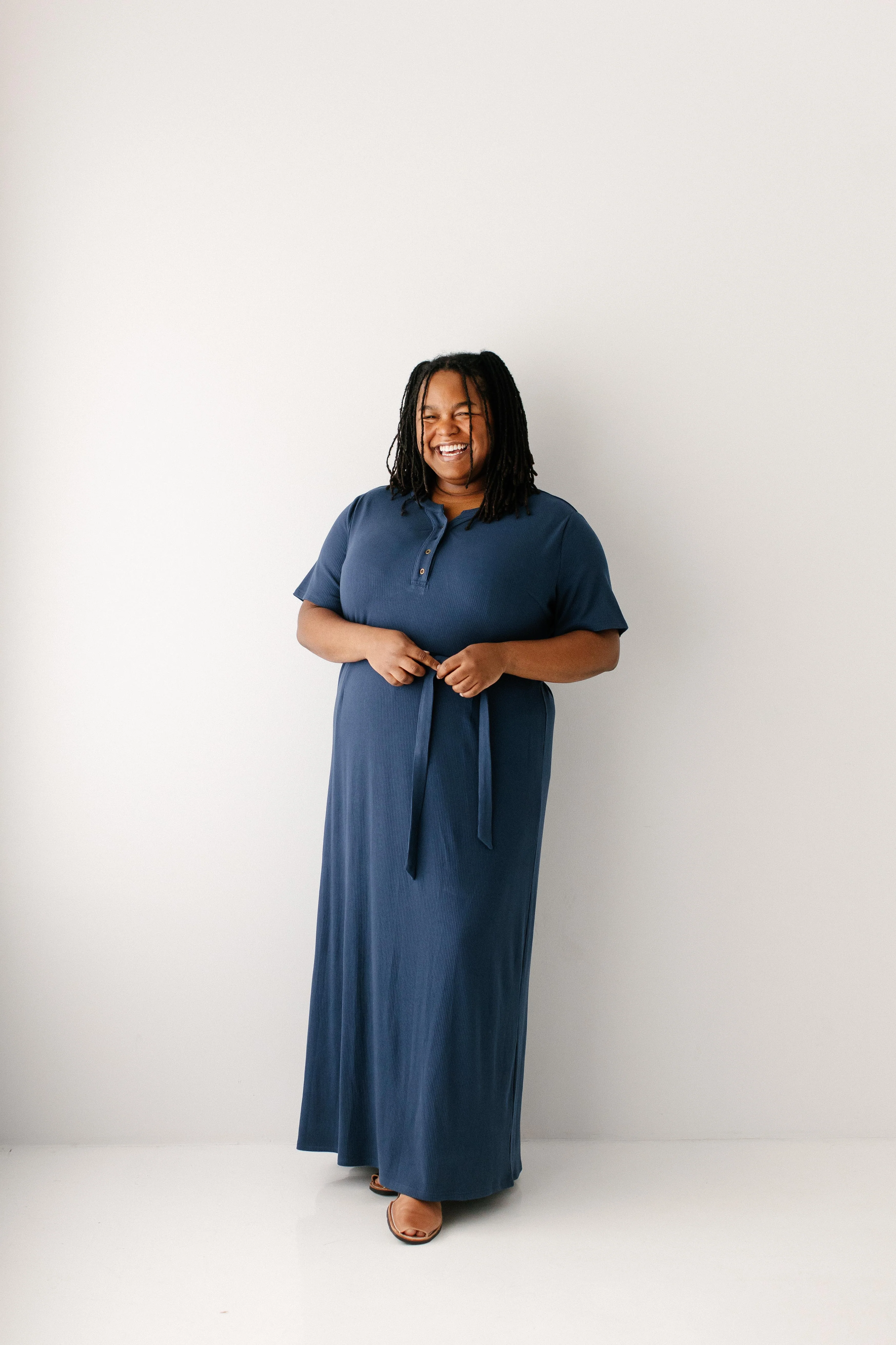 Kate Ribbed Knit Maxi Dress - Image 15