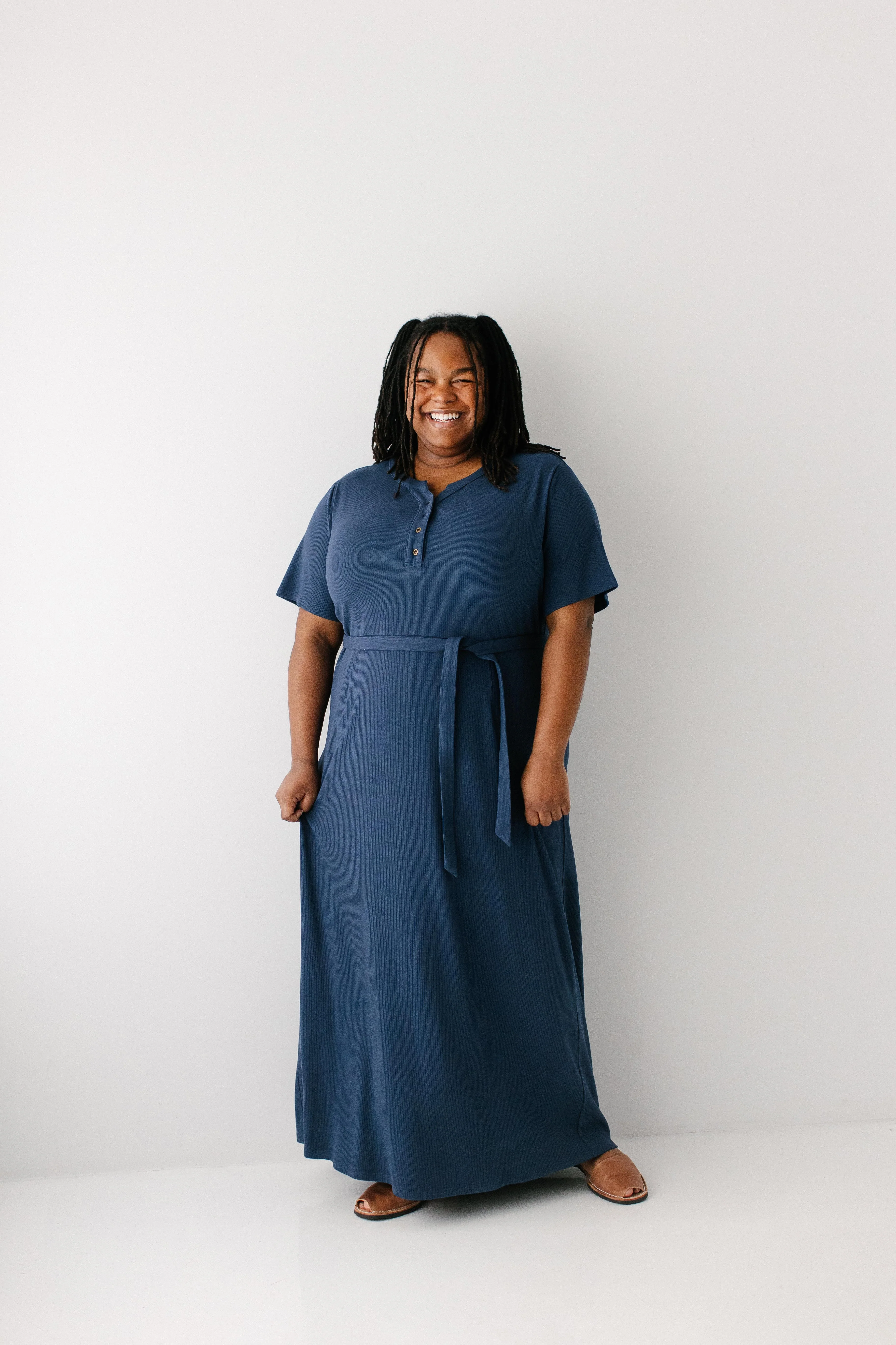 Kate Ribbed Knit Maxi Dress - Image 2