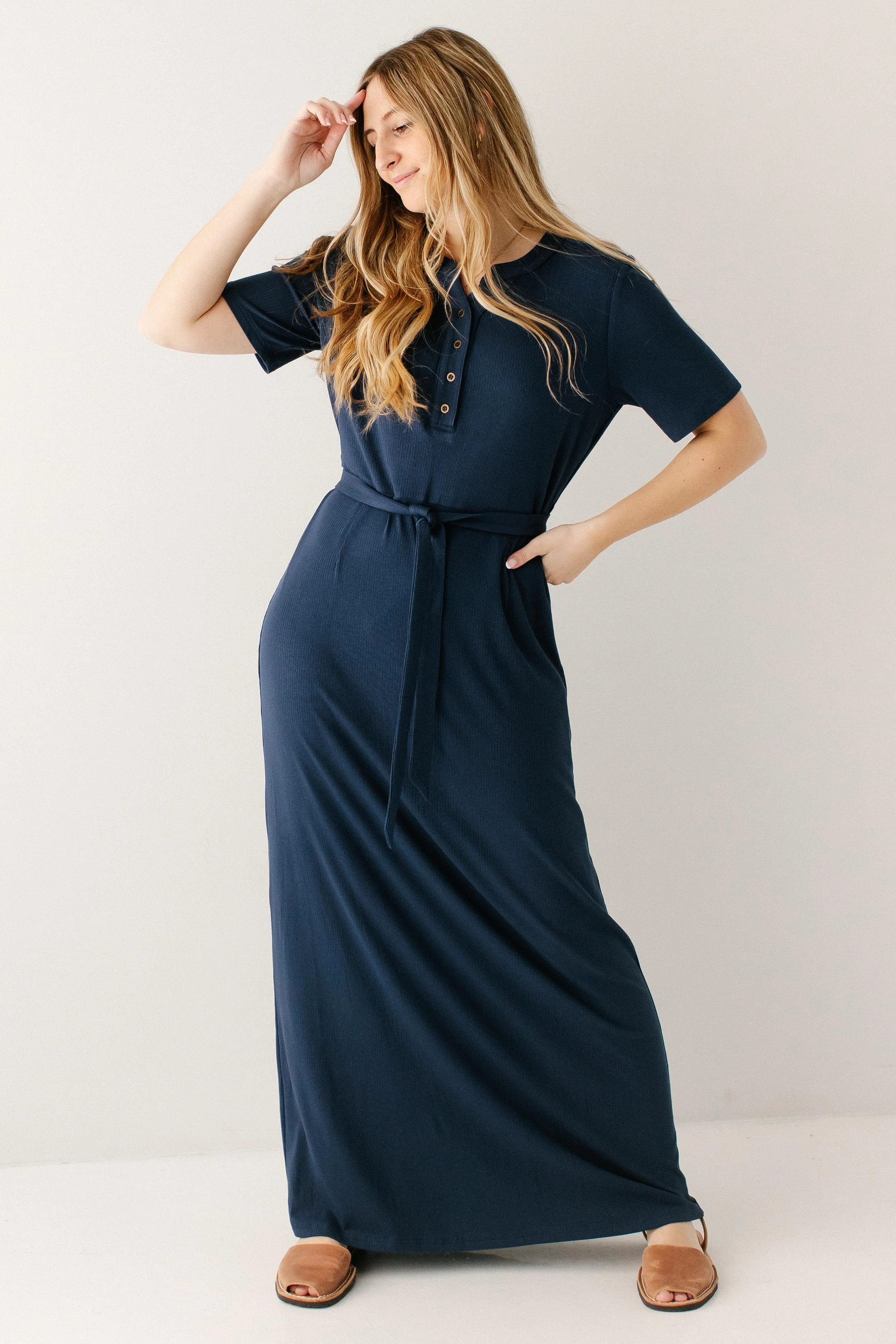 Kate Ribbed Knit Maxi Dress - Image 3