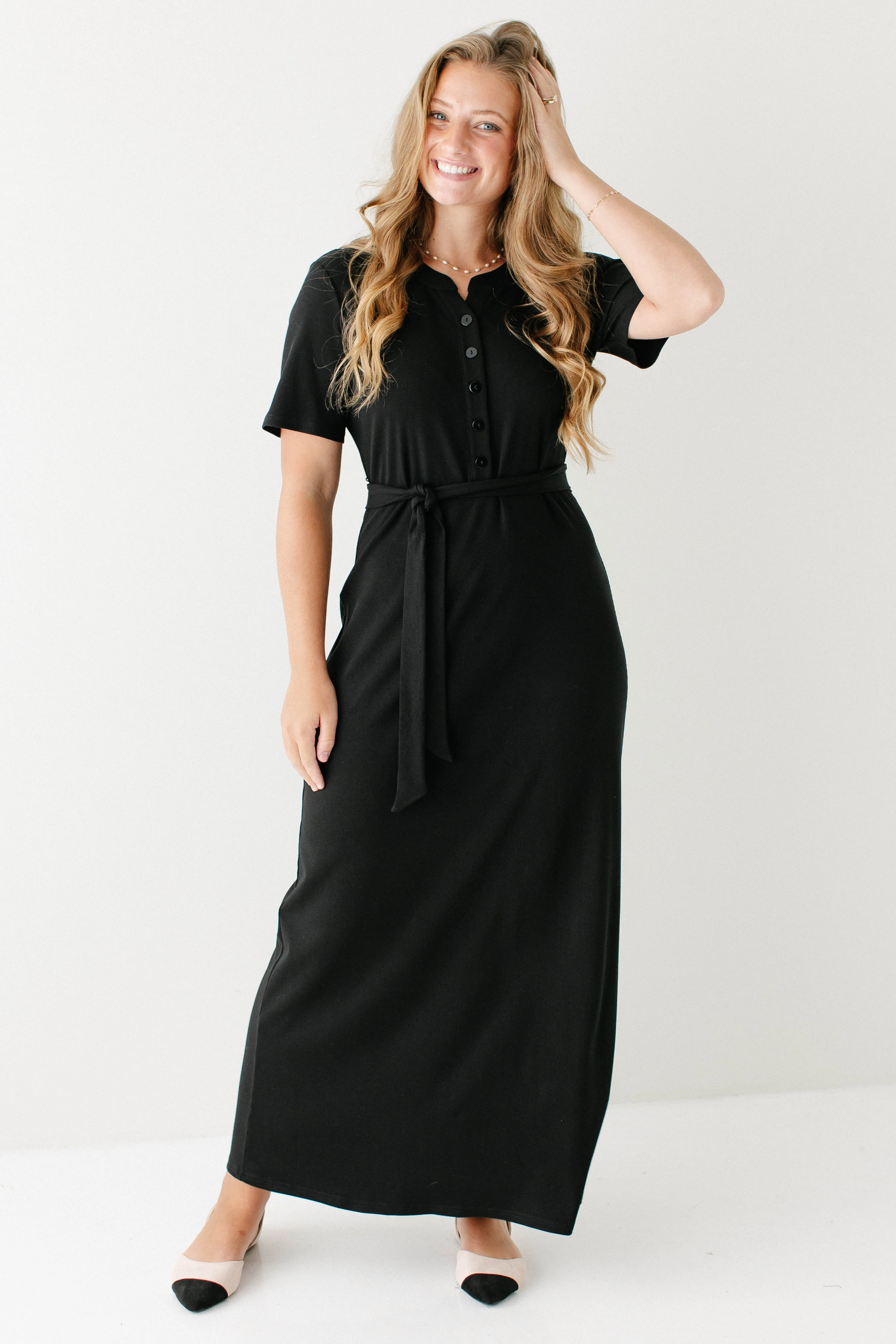 Katelyn Ribbed Knit Maxi Dress - Image 7