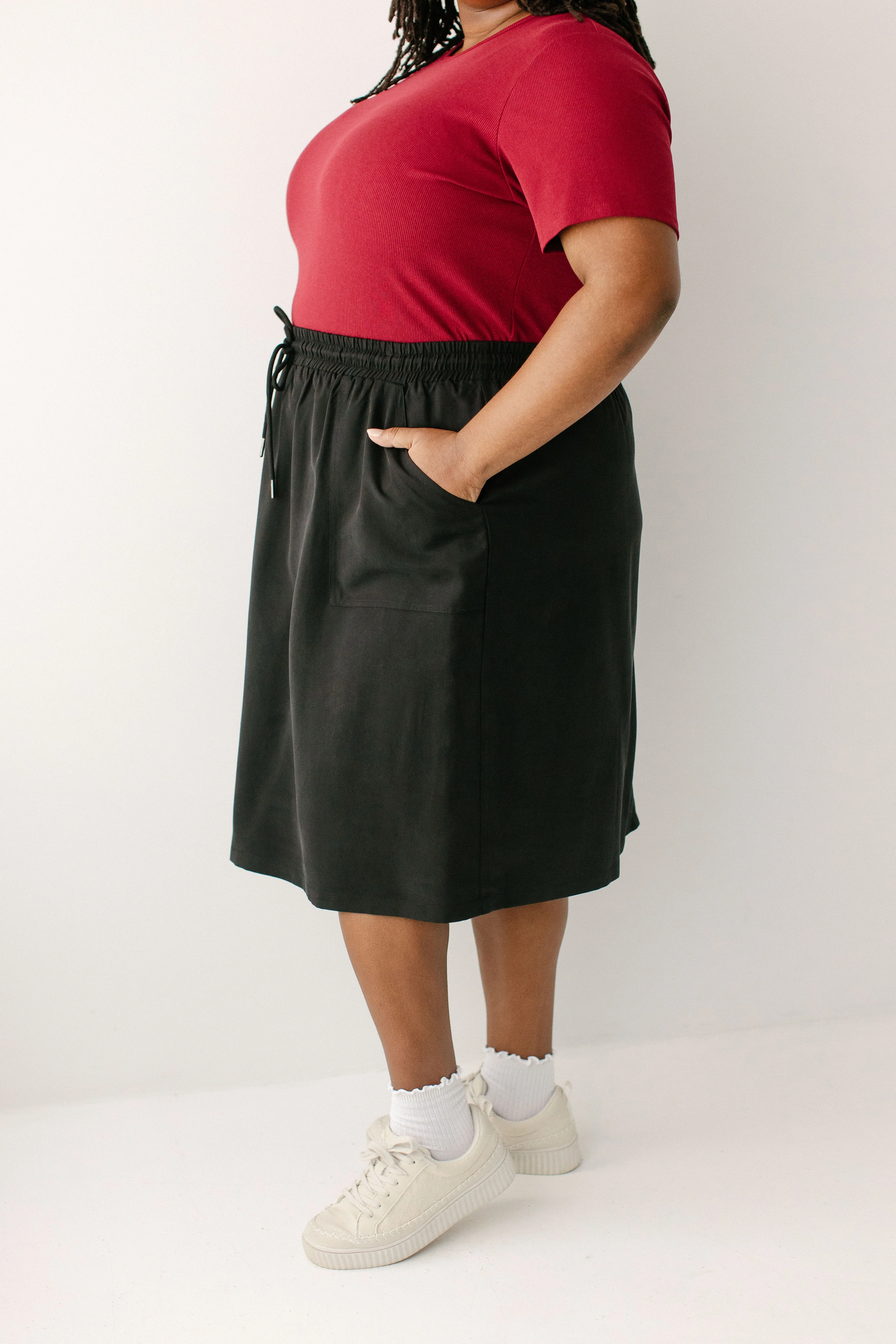 Katrina Drawstring Tencel Skirt - Image 12